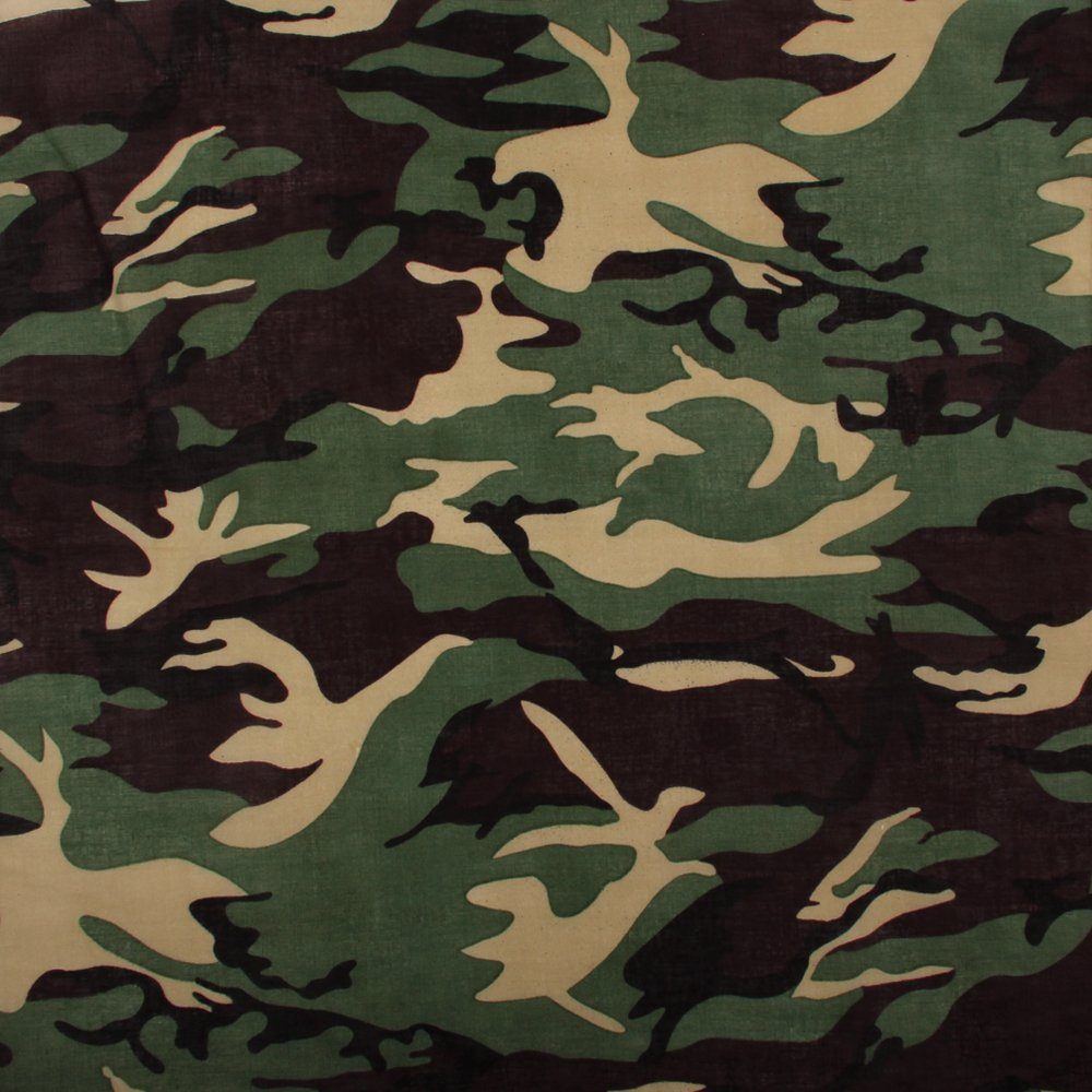 Goodman Design Bandana Halstuch Design: Baumwolle 100% Camouflage, Bandana Kopftuch