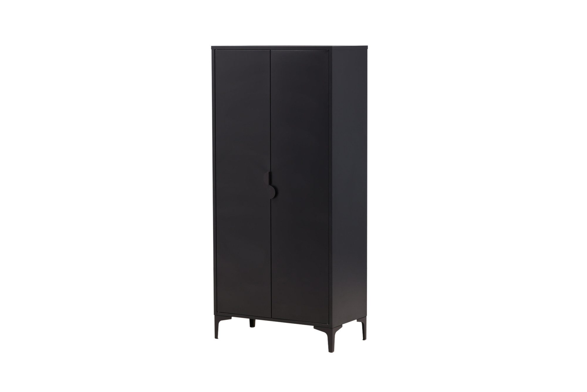 Venture Home Garderobenschrank Piring, Stauraumschrank aus Stahl, 2 Türen, Höhe 183 cm Garderobenschrank, Pulverbeschichtung, Stange, Einlegeböden, modern