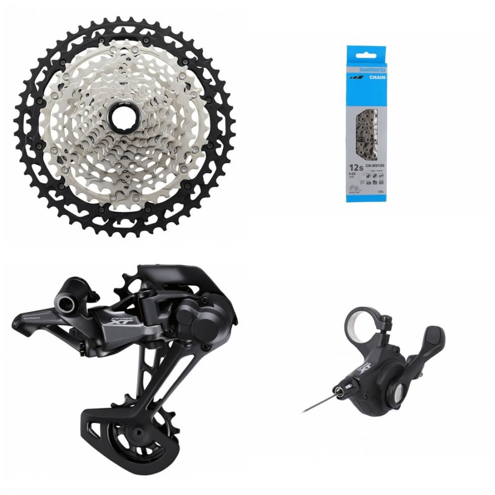 Shimano Zahnkranz Shimano Antriebsset Kassette DEORE XT CS-M8100 12-fach schwarz - präzi