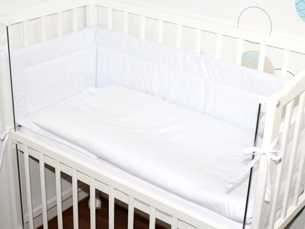 Primawela Beistellbett Baby Bettwäsche für Beistellbett mit Nestchen Spannbettlaken 6 teilig