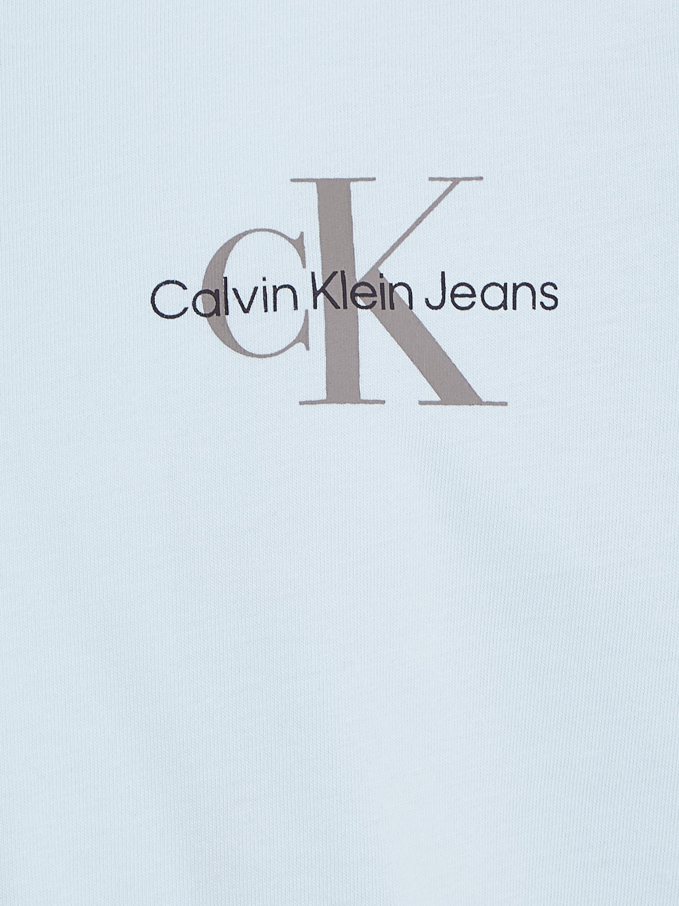 MONOGRAM LS Blue TOP Keepsake Langarmshirt Klein Logodruck mit Jeans CHEST Calvin