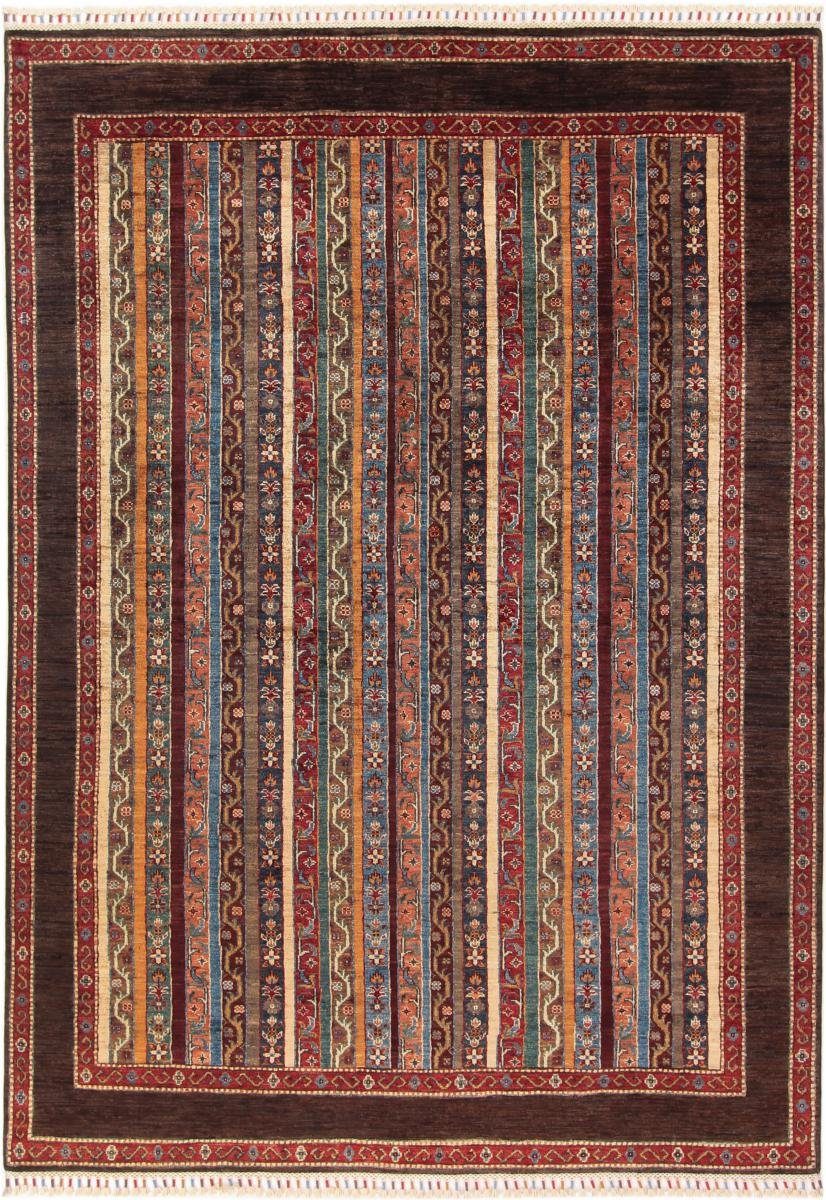 Orientteppich Arijana Shaal 173x242 Handgeknüpfter Orientteppich, Nain Trading, rechteckig, Höhe: 5 mm