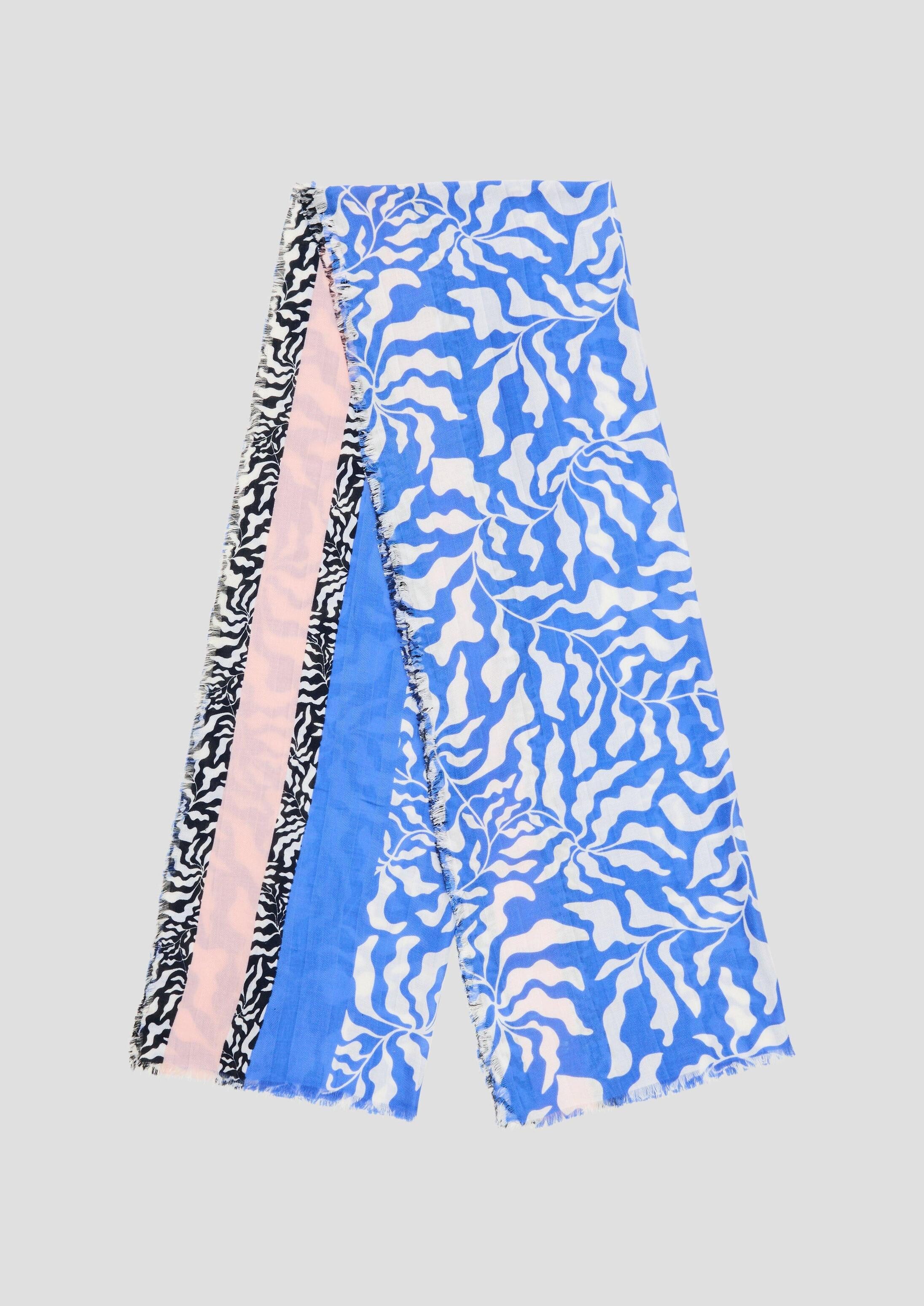 s.Oliver Schal Tuch, Schal mit All-over-Print