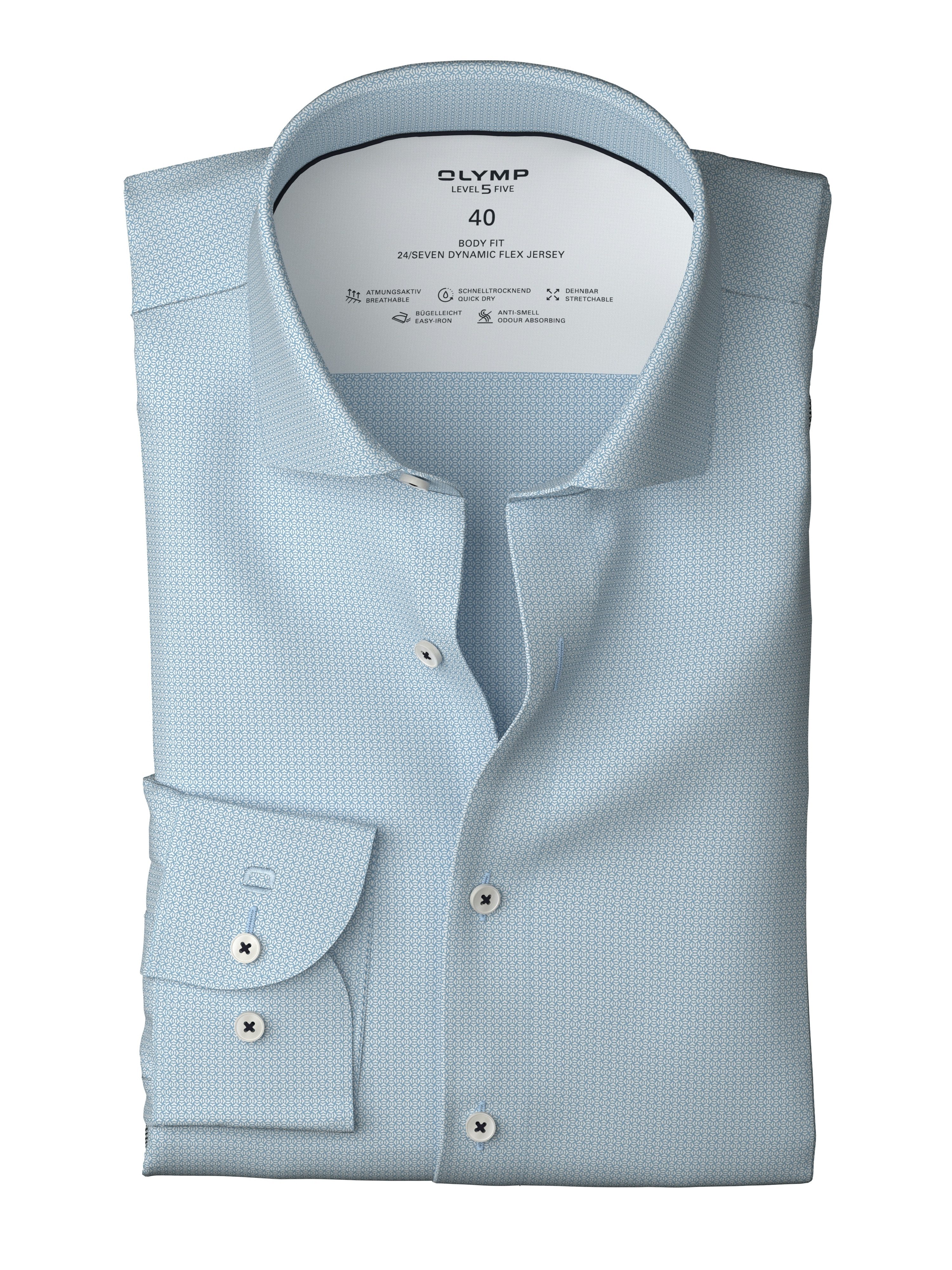 OLYMP Langarmhemd Level Five 24/Seven Businesshemd, body fit, Modern Kentkr günstig online kaufen