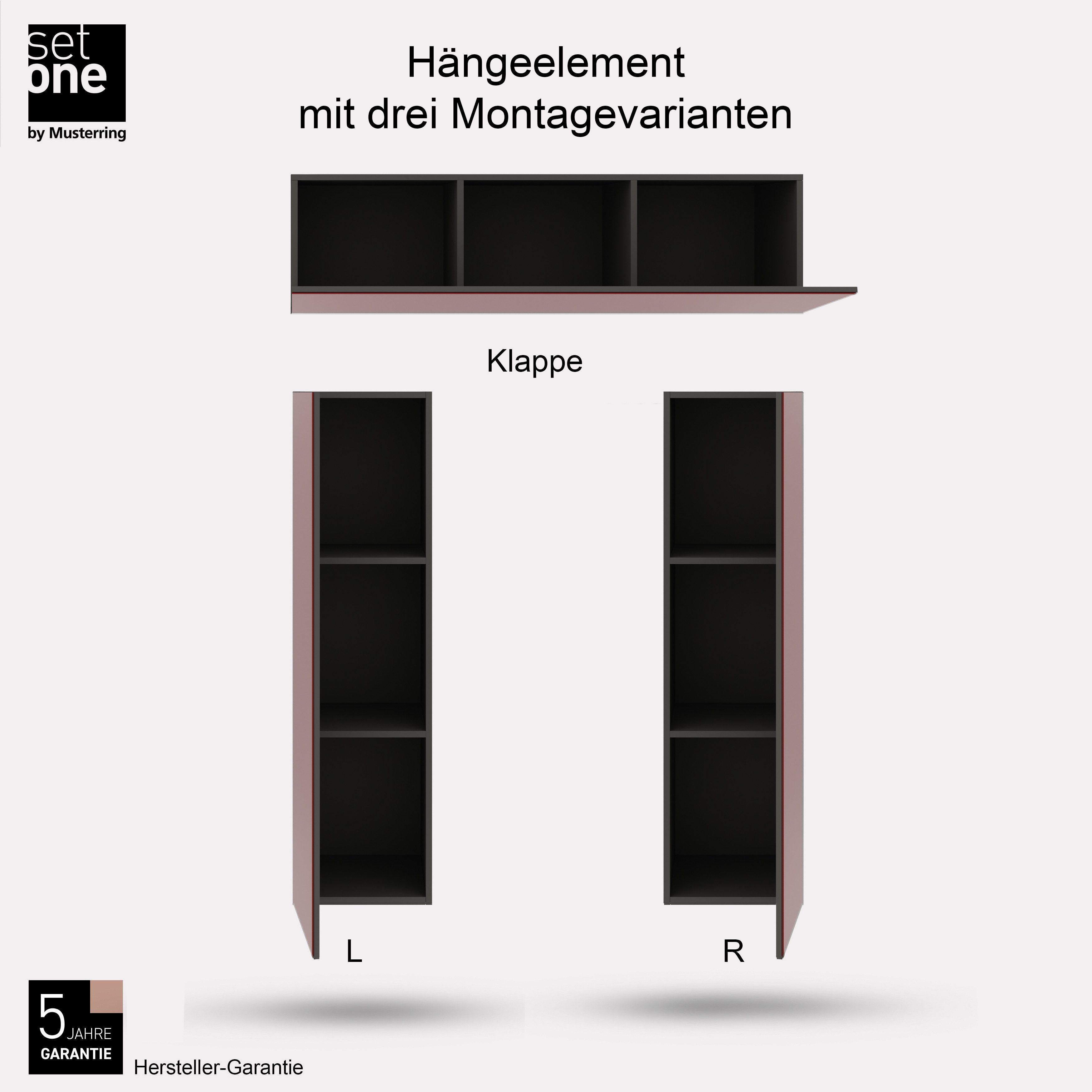 set one by Musterring Hängeschrank Reno (1-St) Für vertikale Montage, alternativ waagerecht montierbar