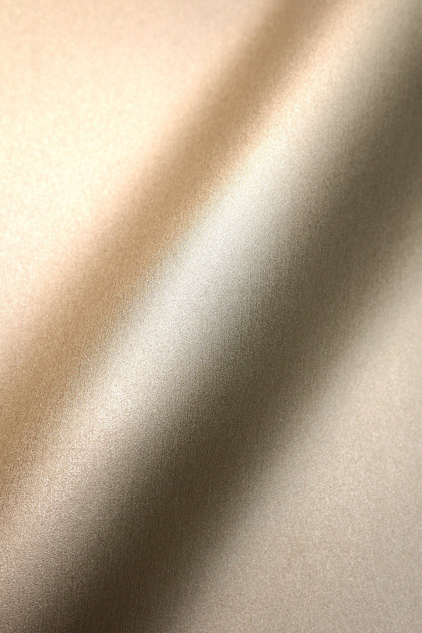 Newroom Vliestapete, Gold Tapete Modern Unifarbe günstig online kaufen