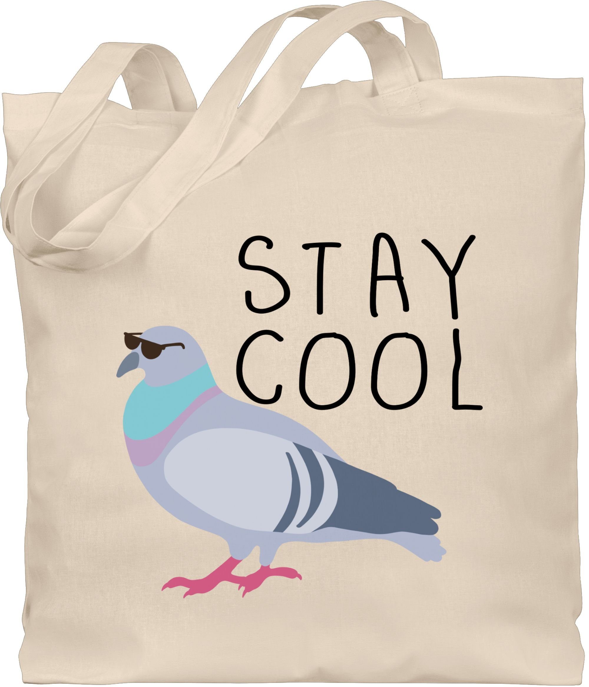 Shirtracer Umhängetasche »Stay Cool Sprüche Statement mit Spruch