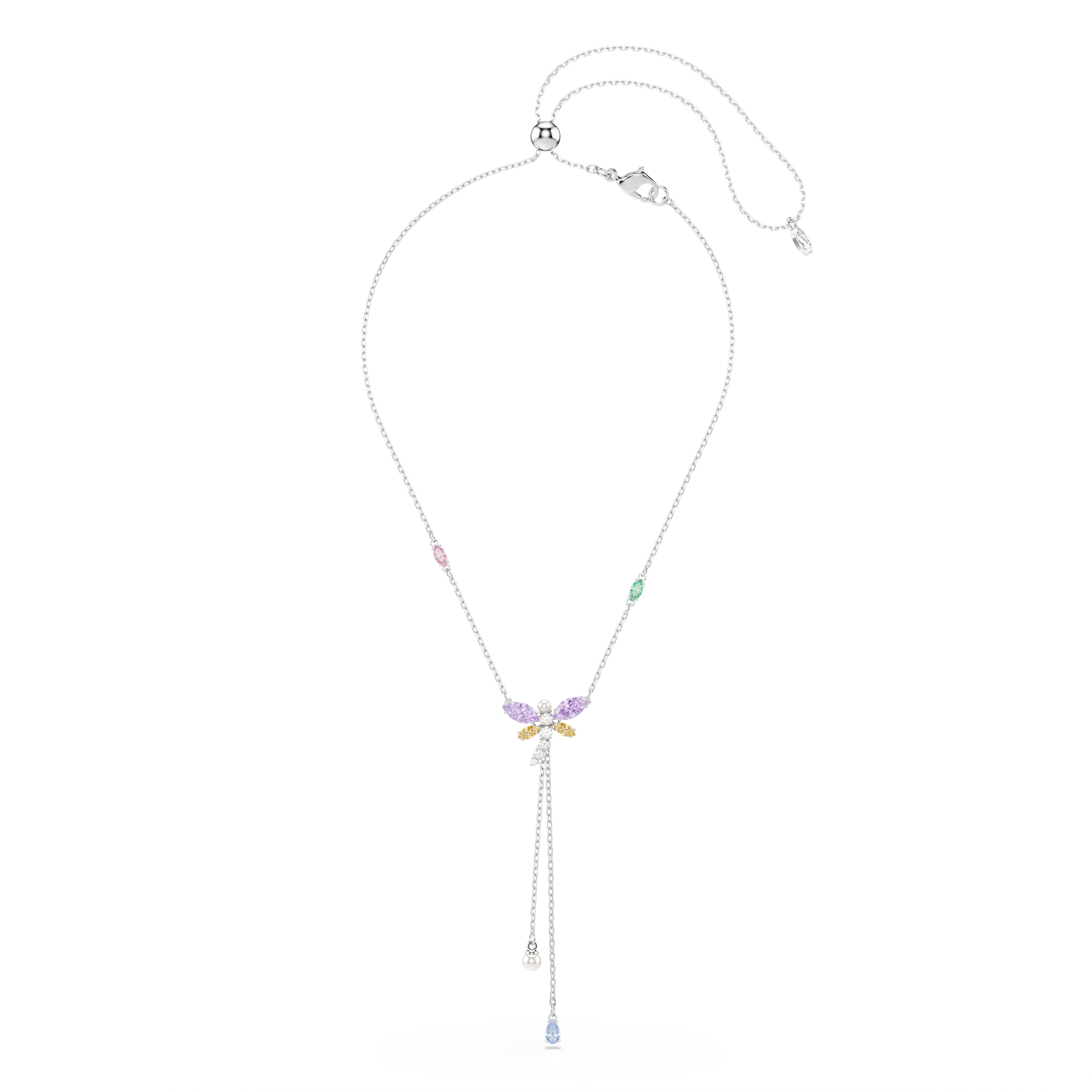 Swarovski Y-Kette Schmuck Geschenk 2026 CAPSULE Halskette, mit Swarovski® Kristall, Zirkonia (synth) - mit Swarovski® Perle – Bild 4 von 5