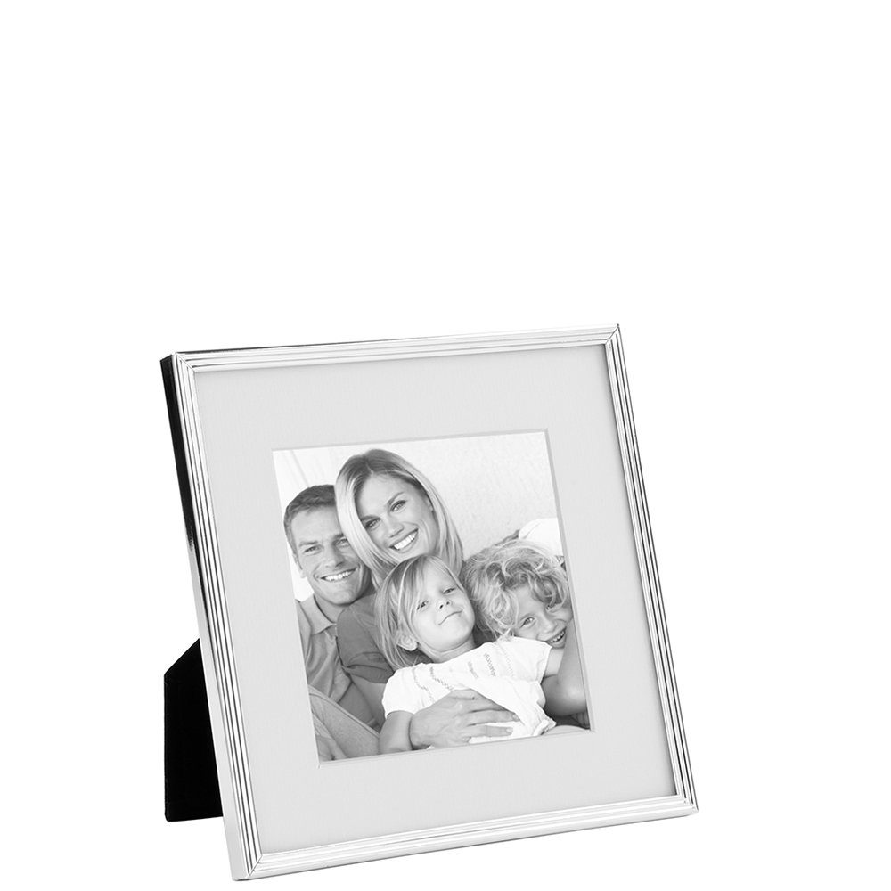 Fink Bilderrahmen JOY Bilderrahmen 10x10 cm - silberfarben - Glas/Metall/versilbert, Fotowand - Bilderwand, Moderner Fotorahmen: Stilvoller Bildrahmen für Fotos und Bilder