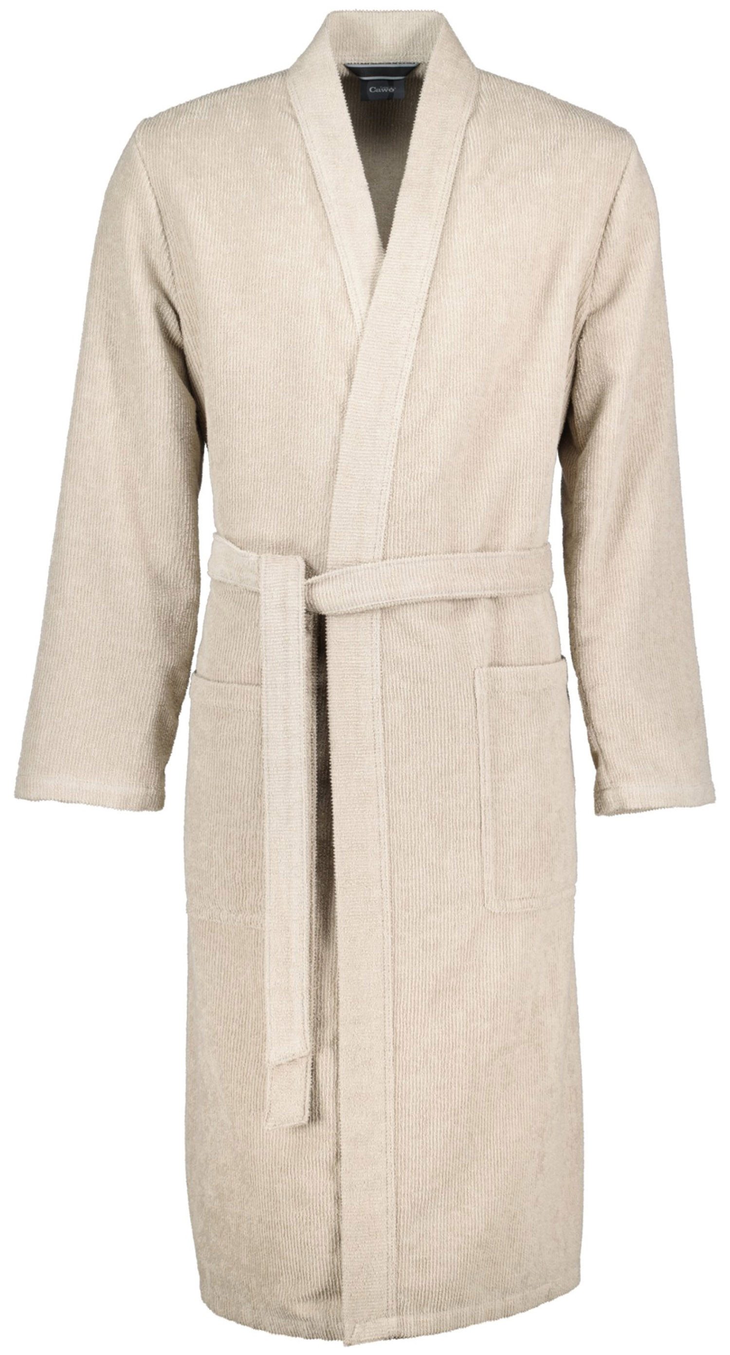 Cawö Herrenbademantel Herren Bademantel Kimonoform, Midi, günstig online kaufen