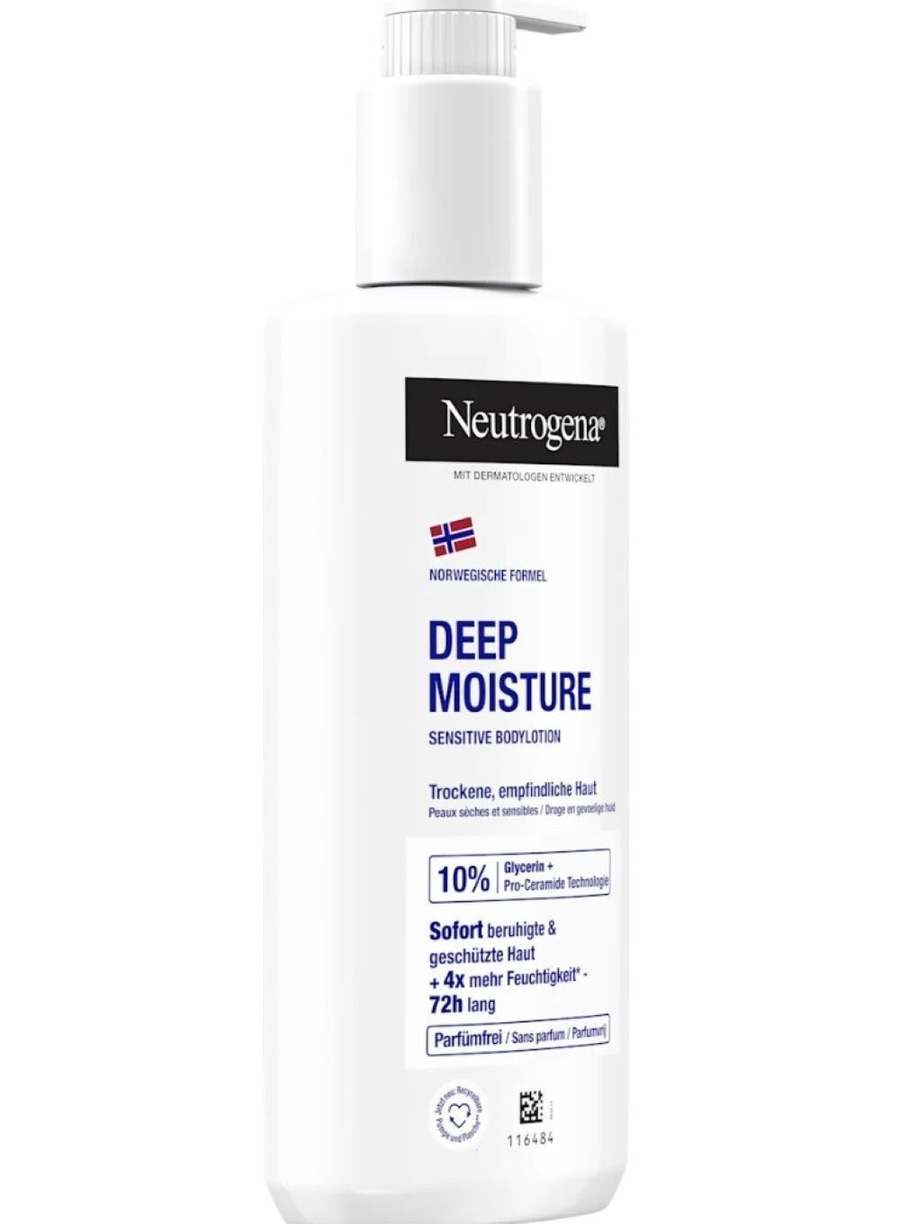 Neutrogena Körperlotion Deep Moisture Hypoallergenic 400ml