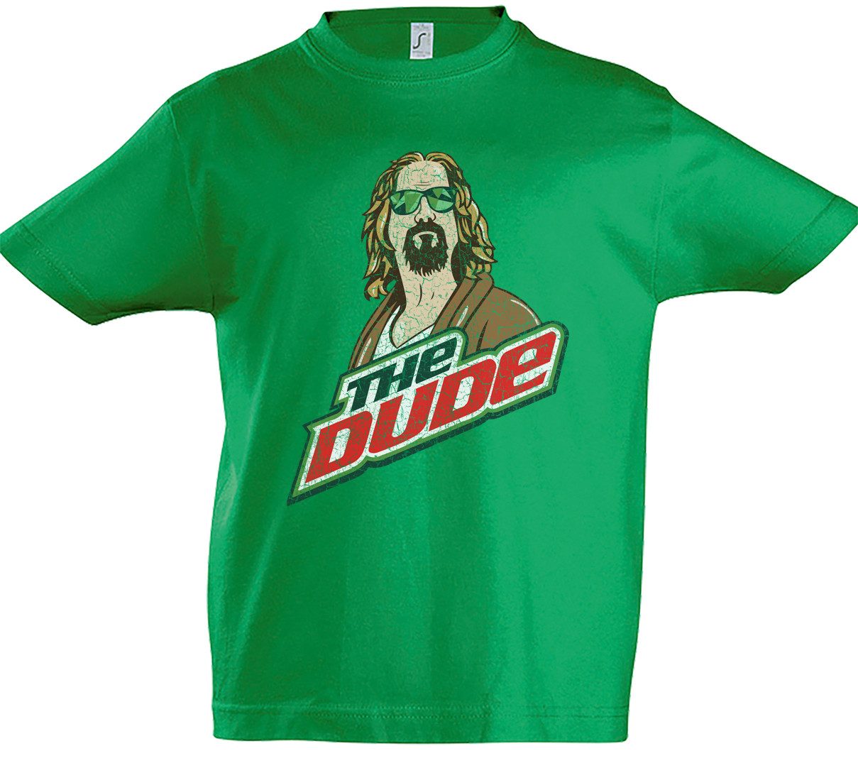 Print-Shirt The Dude Kinder T-Shirt Big Walter Lebowski Donaly Donny Bowling Guy