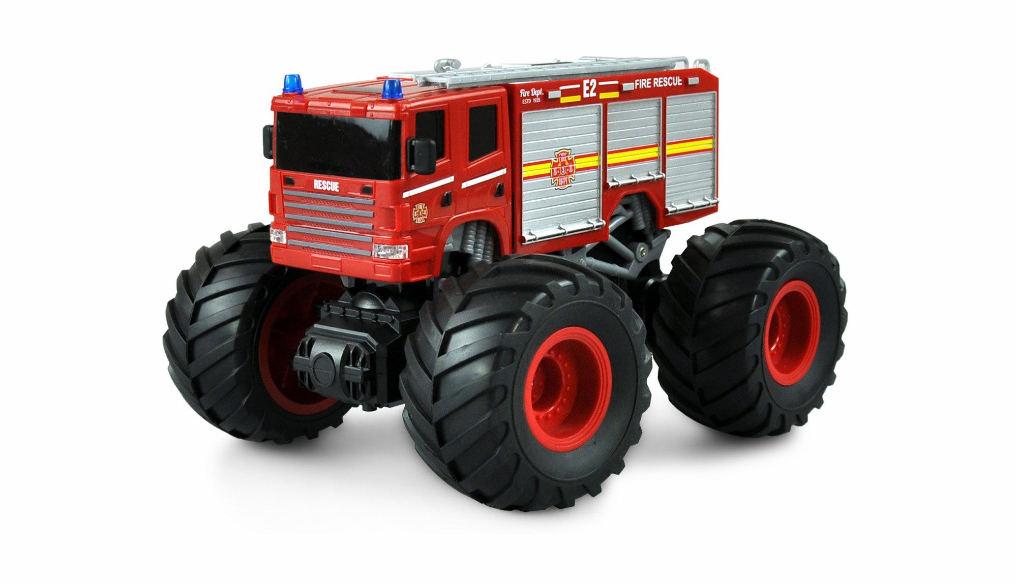 RC-Bagger Amewi RC Monster Feuerwehr Truck 1:18, RTR