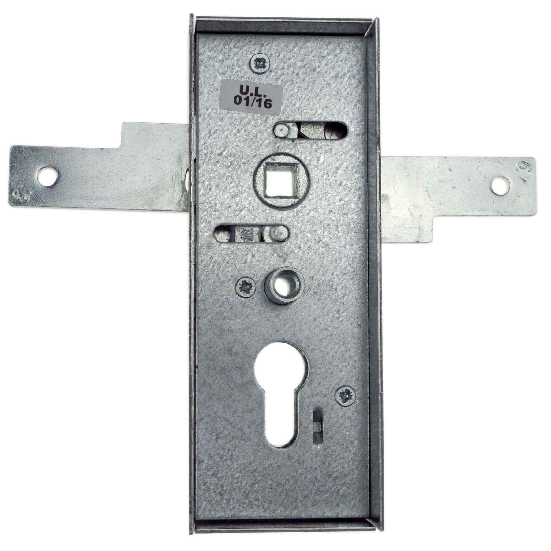 ASSA ABLOY Garagentorantrieb Garagentorschloss – seitlich schließend – PZ 60/9 – Kastendicke 32 mm, mit Schließfunktion: Drehzuhaltung (Nachtfunktion), (1-tlg., 1846/05), 6 mm Anschluss – verzinkt