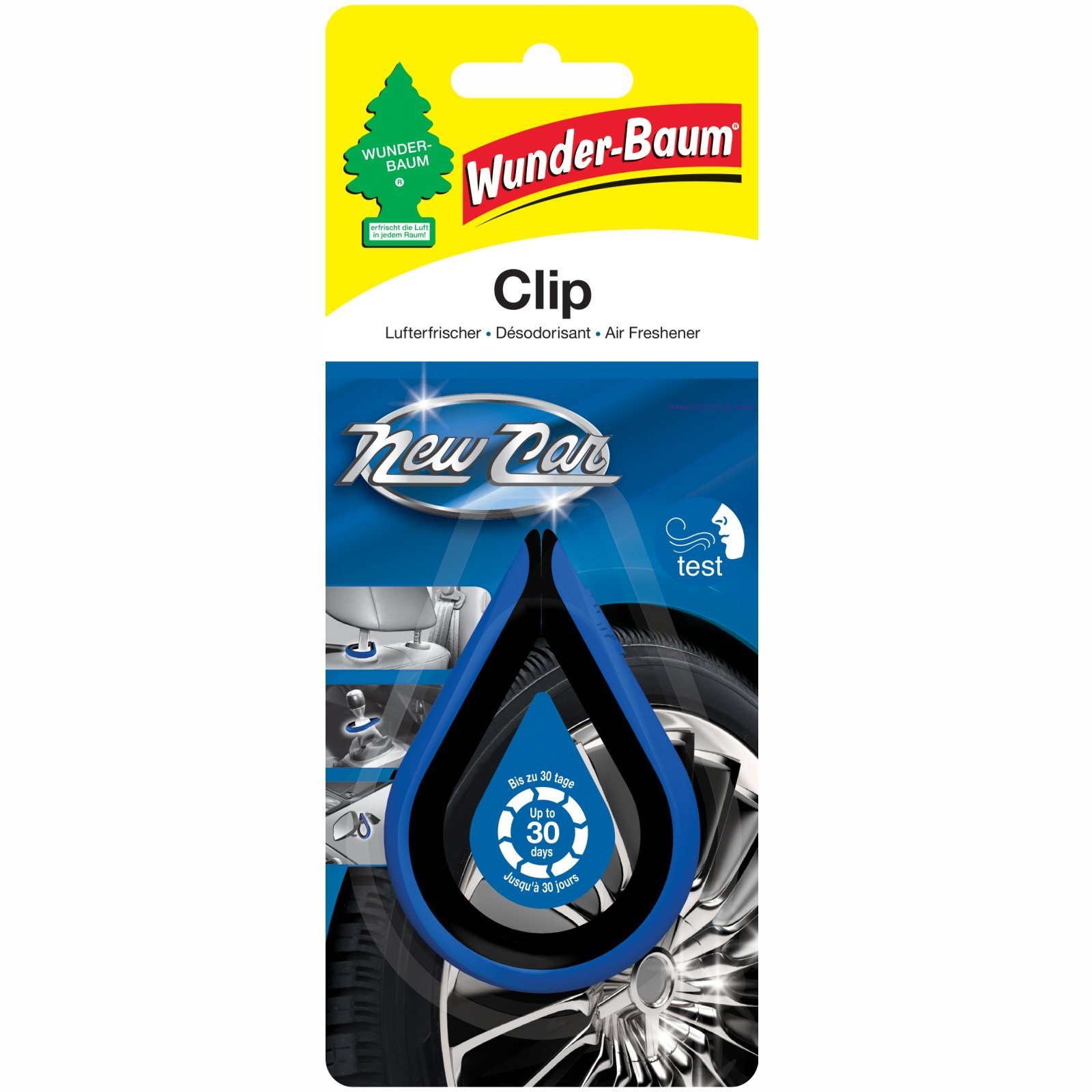 Kunstbaum Clip New Car Wunderbaum Neuwagenduft günstig online kaufen