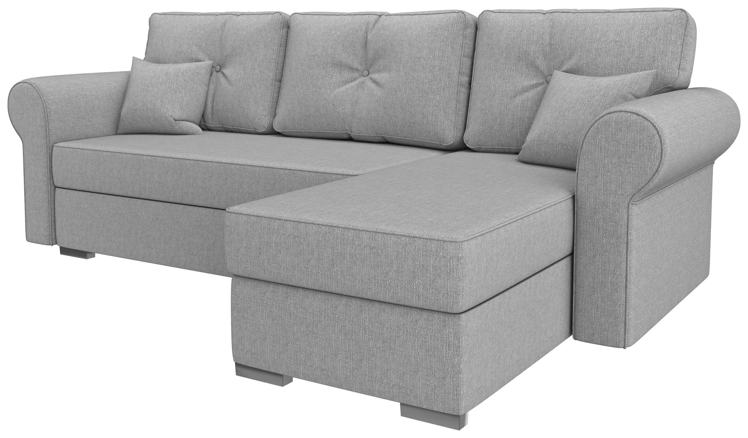 Stylefy Ecksofa Ofanto, mane oder Bettkasten, Bettfunktion Design, Eckcouch, L-Form, Modern stellbar, im Raum Kissen inklusive rechts mit frei bestellbar, links und