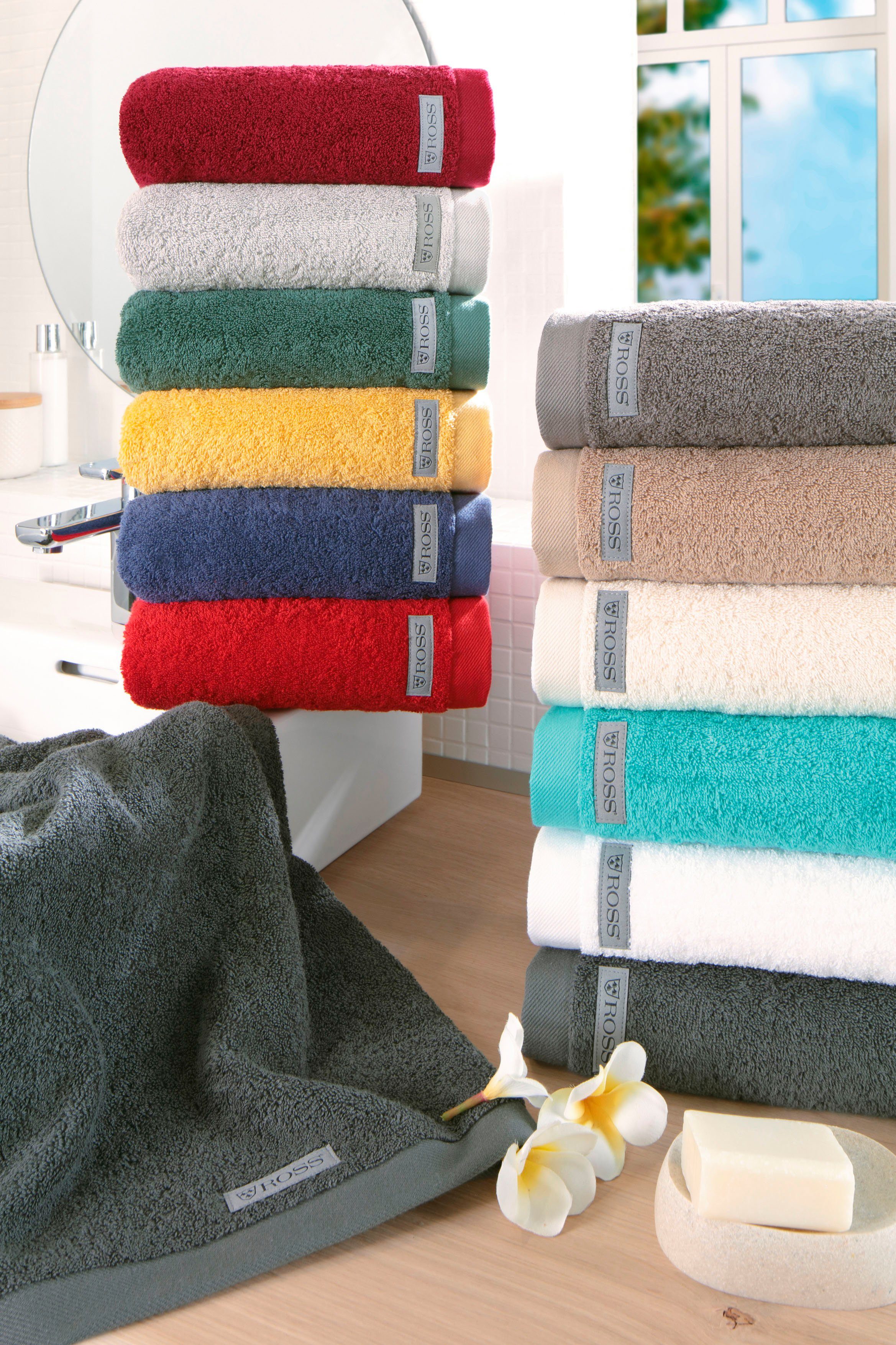 ROSS Handtuch Set Sinfonie, Frottier (Set, 10-St), beinhaltet Gästetücher, günstig online kaufen