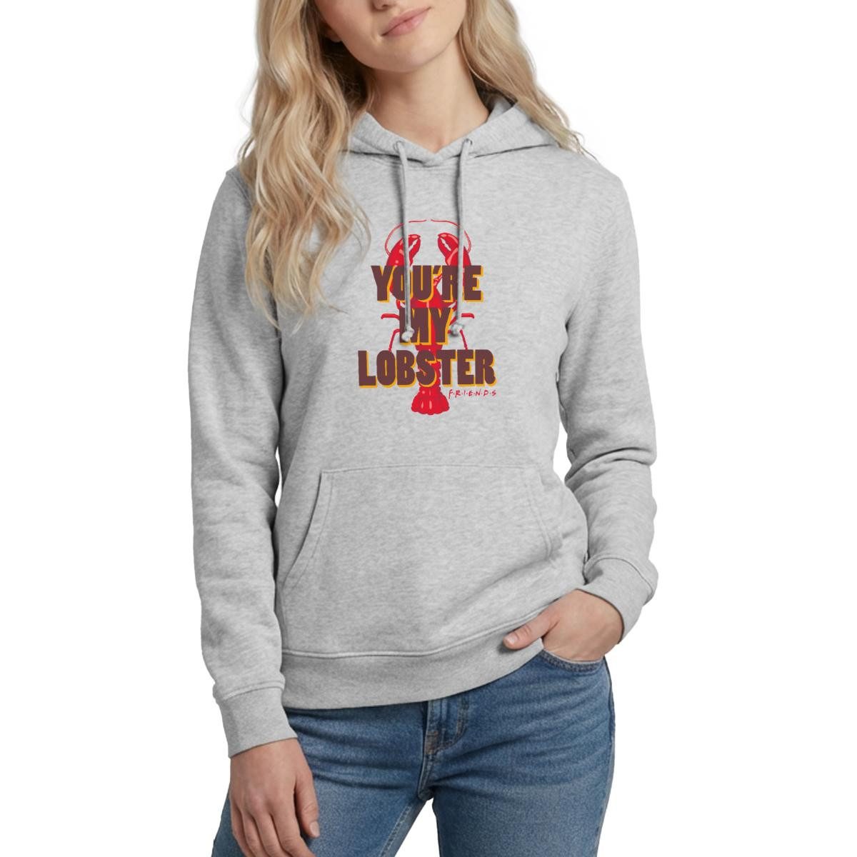 Hoodie Friends You're My Lobster Hummer Spruch Damen Hoodie