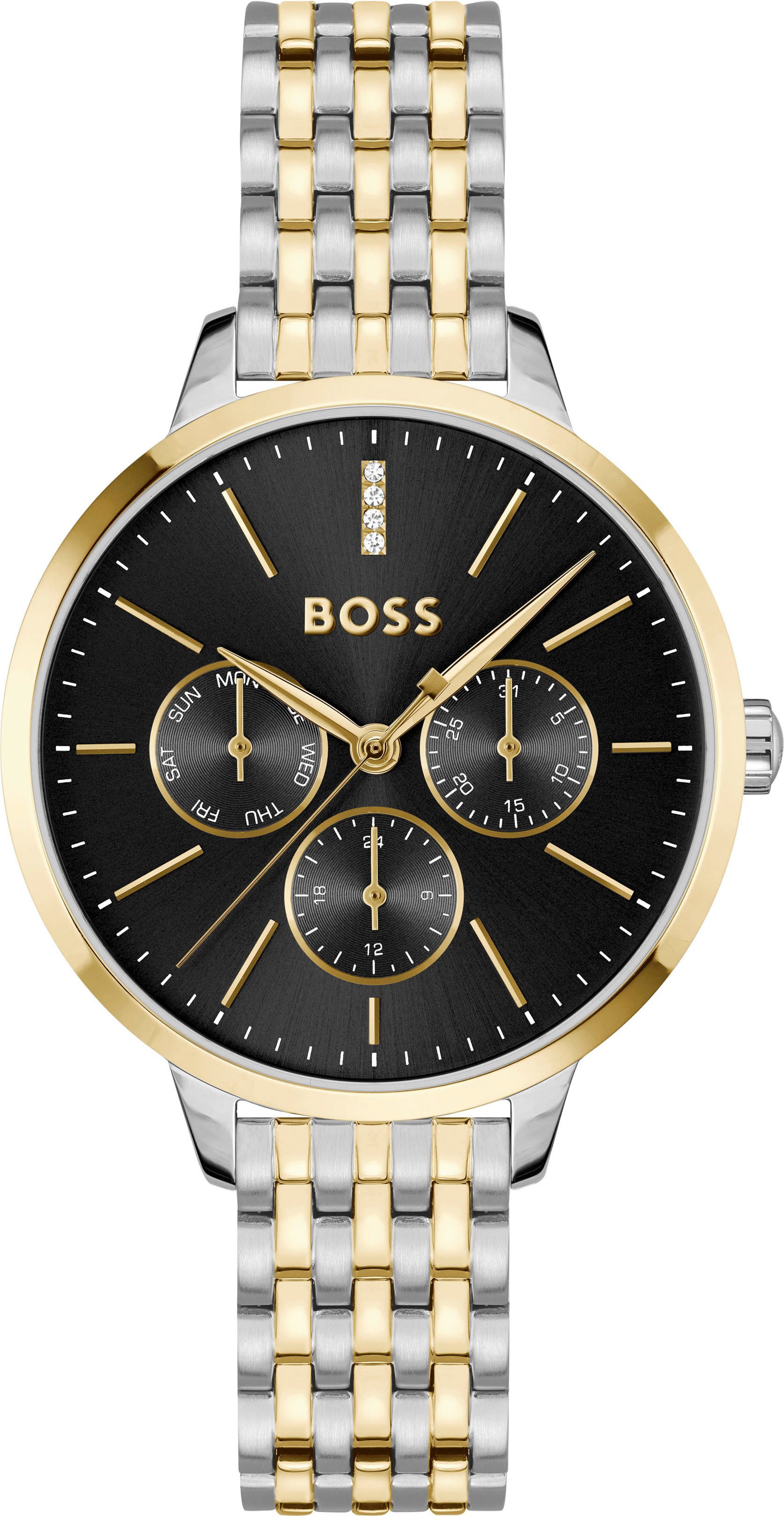 BOSS Multifunktionsuhr SYMPHONY 1502783, Quarzuhr, Armbanduhr, günstig online kaufen