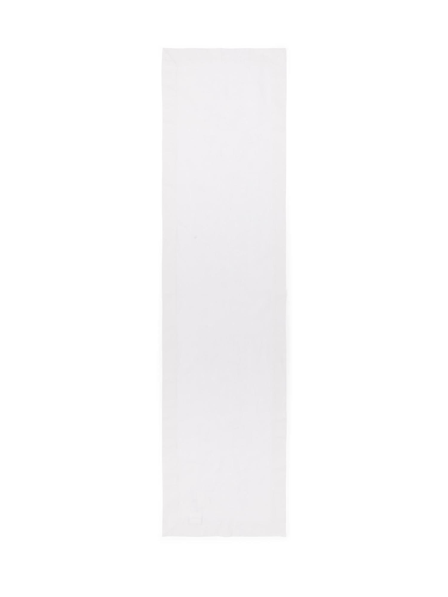 Art (1-tlg), Blumenstickerei Tischläufer Essenza mit Fine Weiß