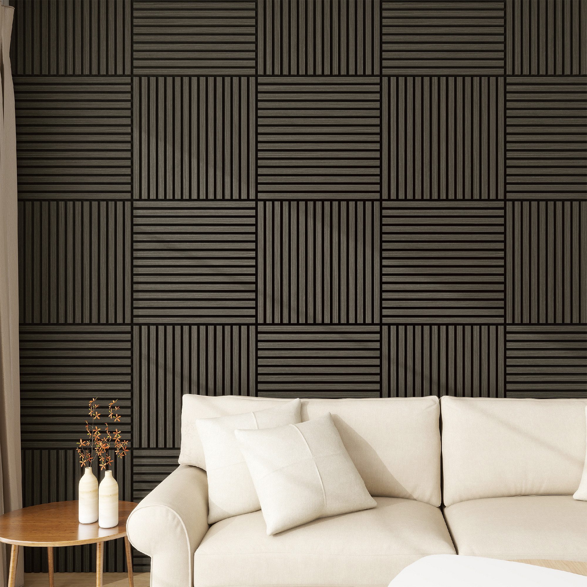 neu.holz 3D Wandpaneel, BxL: 60x60 cm, günstig online kaufen