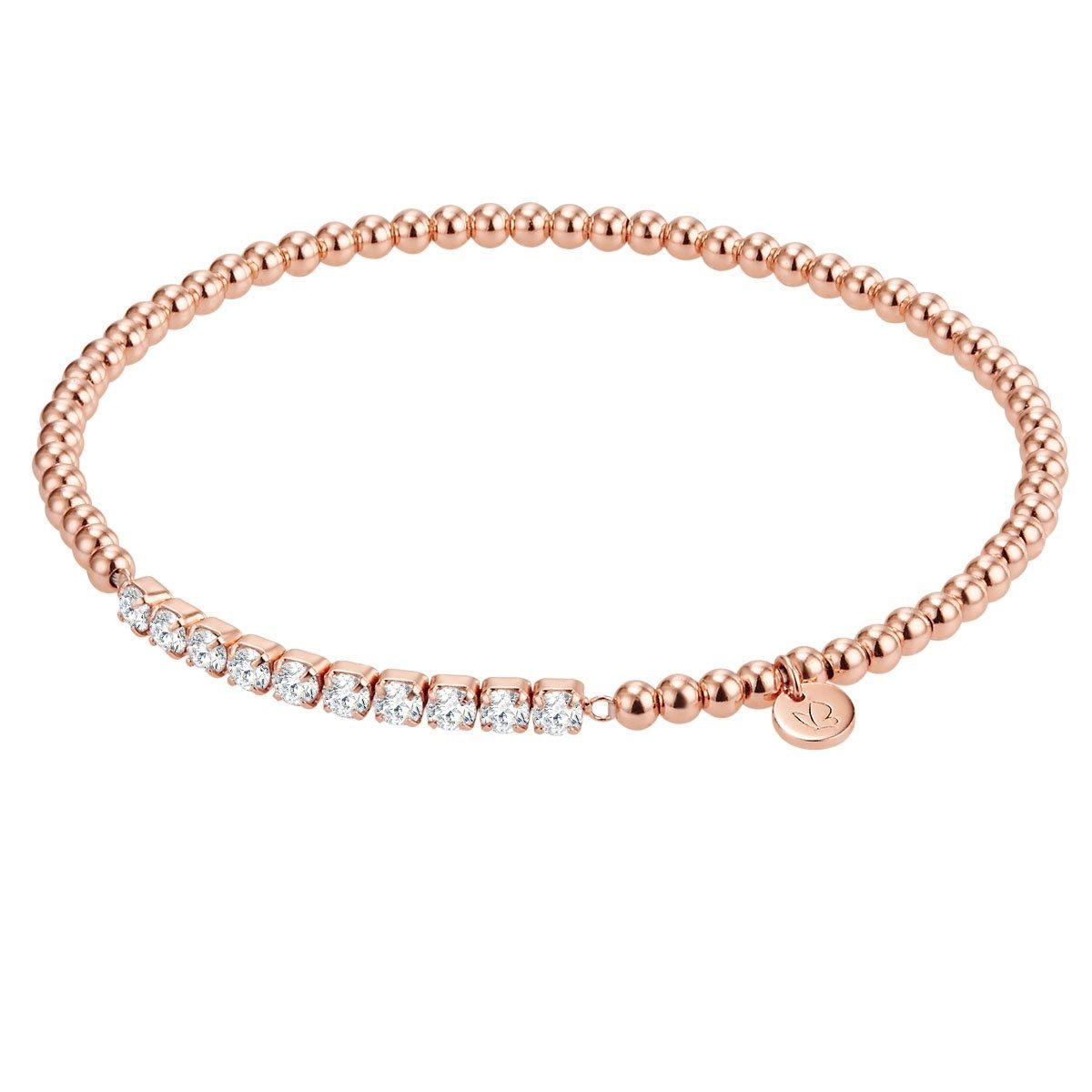 Glanzstücke München Silberarmband roségold, aus Sterling Silber günstig online kaufen