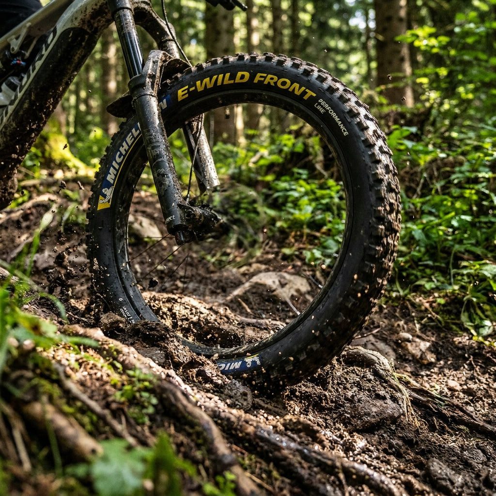 Fahrradreifen Michelin E-Wild Front Performance Line 65 Faltreifen - E-MTB Reifen mi