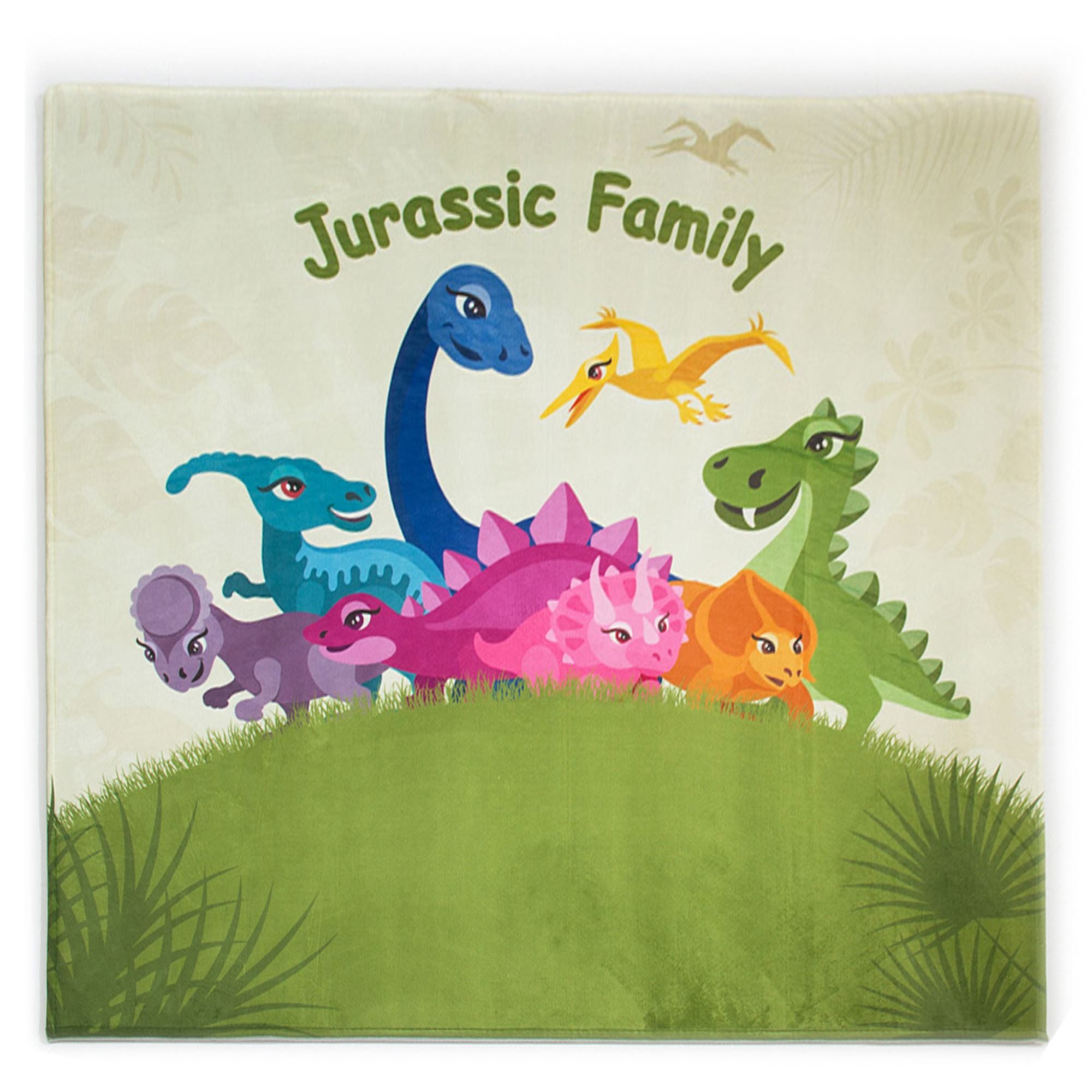 Steffensmeier Kinderteppich Jurassic Family, Rechteckig, Dino, Kinderzimmer – Bild 2 von 5