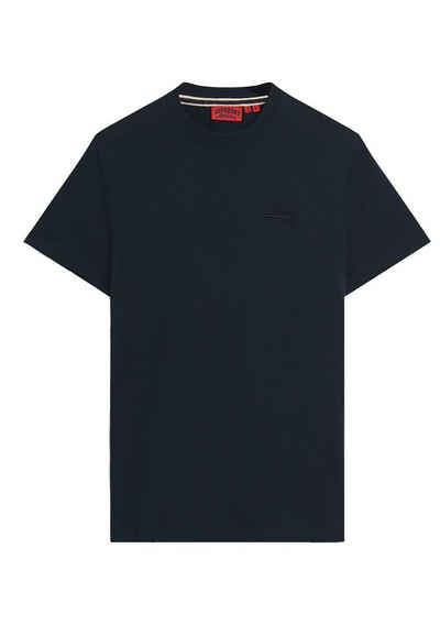 Superdry T-Shirt Superdry Herren T-Shirt ESSENTIAL LOGO EMB TEE UB Eclipse Navy