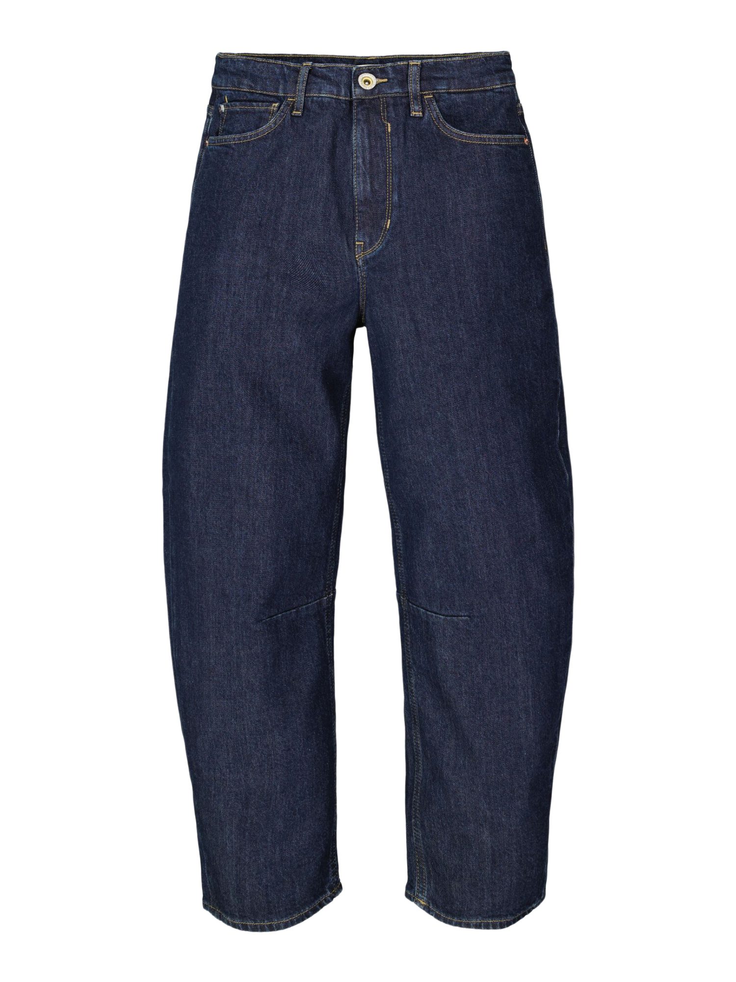 Garcia Stoffhose blau,Casual,Baumwolle,Unifarben,Barrel Fit,Mittel