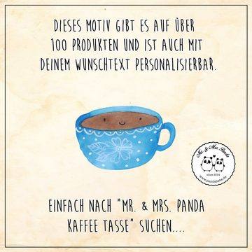 Mr. & Mrs. Panda Mauspad Kaffee Tasse - Schwarz - Geschenk, Mousepad, Büroausstattung, Genuss, (1-St), Handgelenkschonend