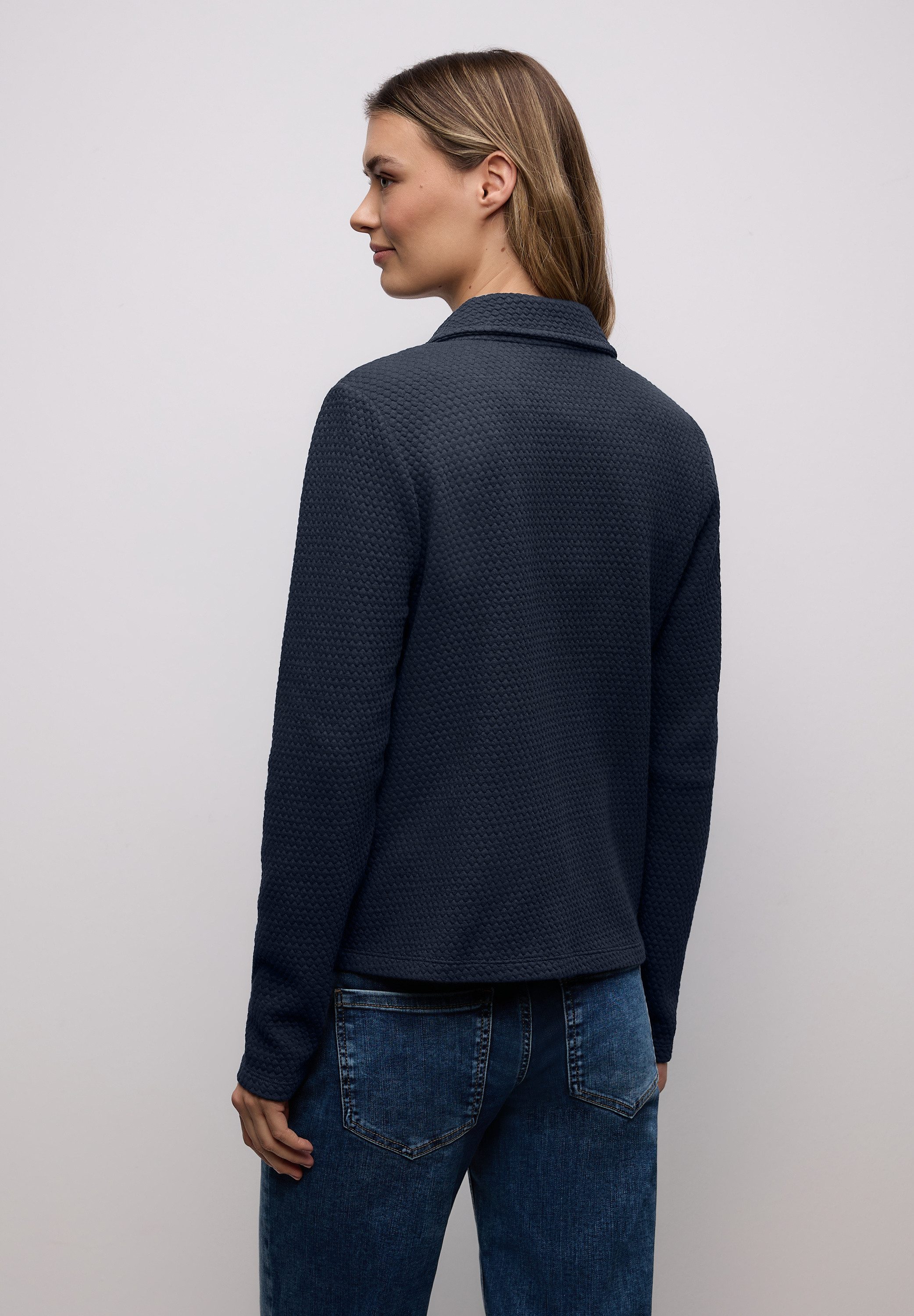 STREET ONE Kurzblazer mit Struktur-Muster