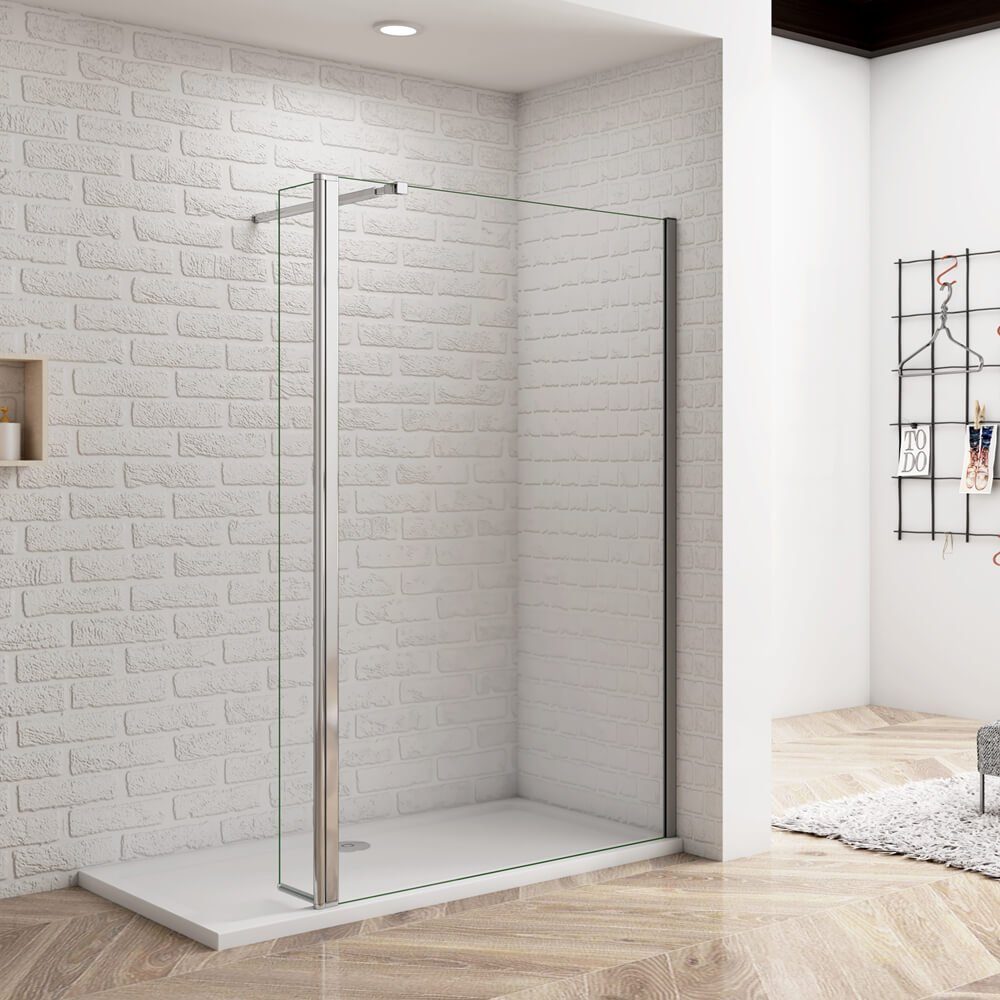 duschspa Duschwand 8mm ESG Duschtrennwand Walk in Dusche Duschwand mit Flip günstig online kaufen