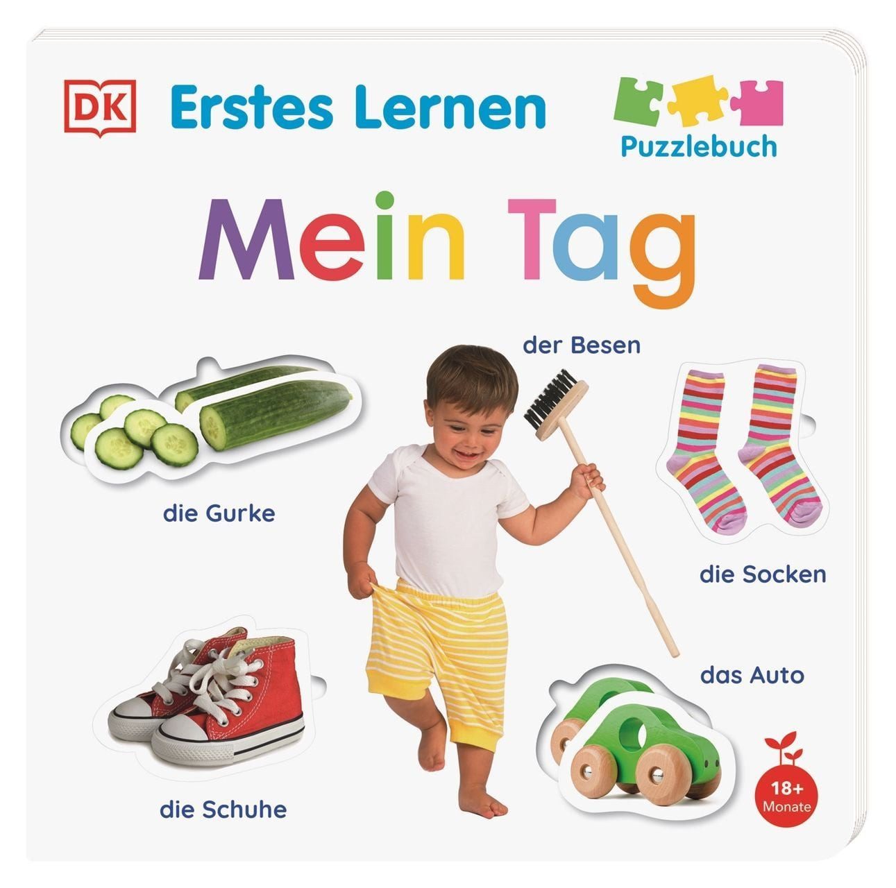 Erstes Lernen Puzzlebuch. Mein Tag / DK Erstes Lernen, Pappbilderbuch mit realistischen Fotos und 25 großen Puzzle-Teilen. Für Kinder ab 18 Monaten