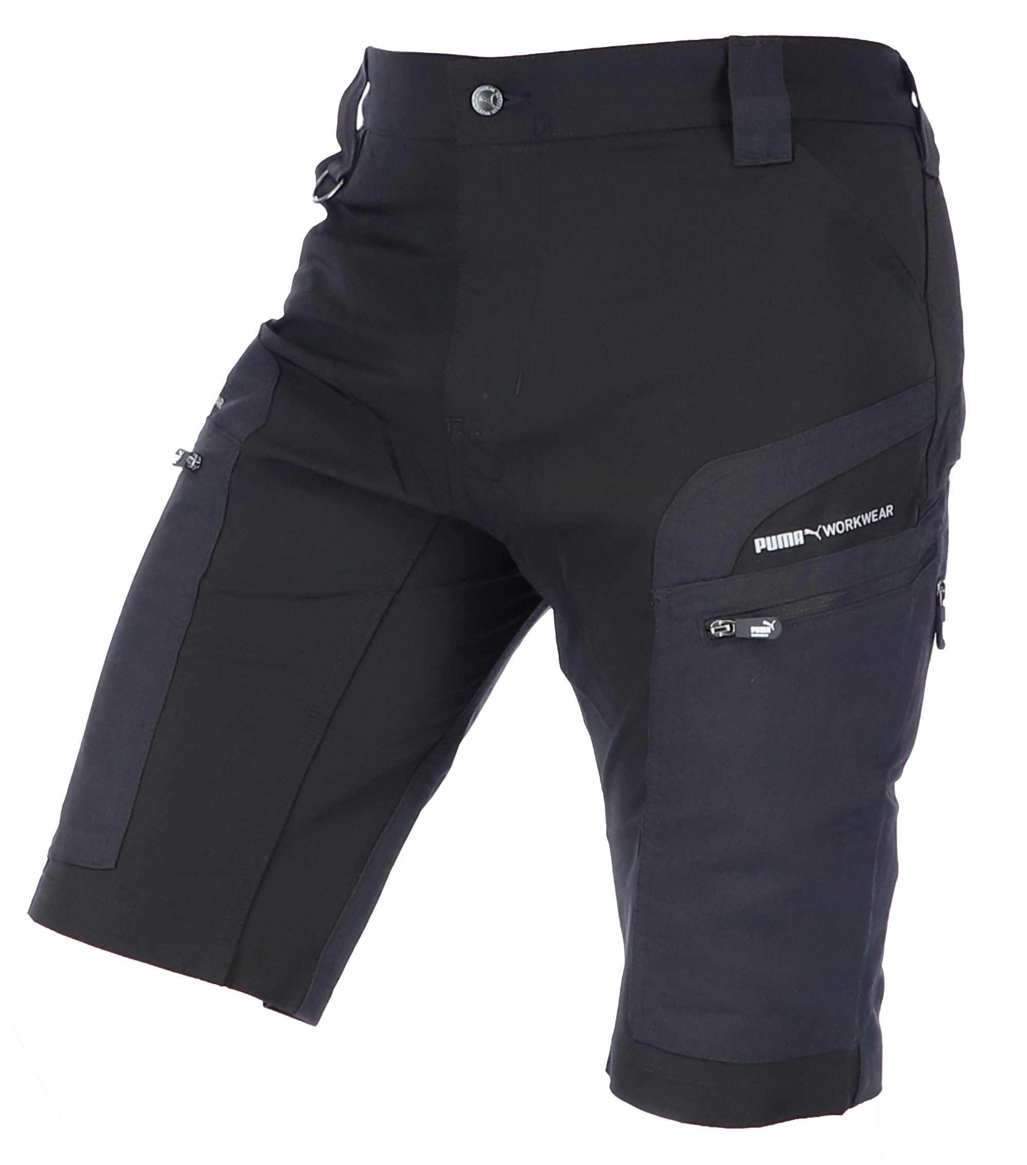 PUMA Workwear Trekkingshorts Pro-One Shorts Herren - Wanderhose Herren kurz - Outdoor Hosen Herren Stretch-Trekkinghose mit D-Ring – Verstärktes Nylon für Haltbarkeit
