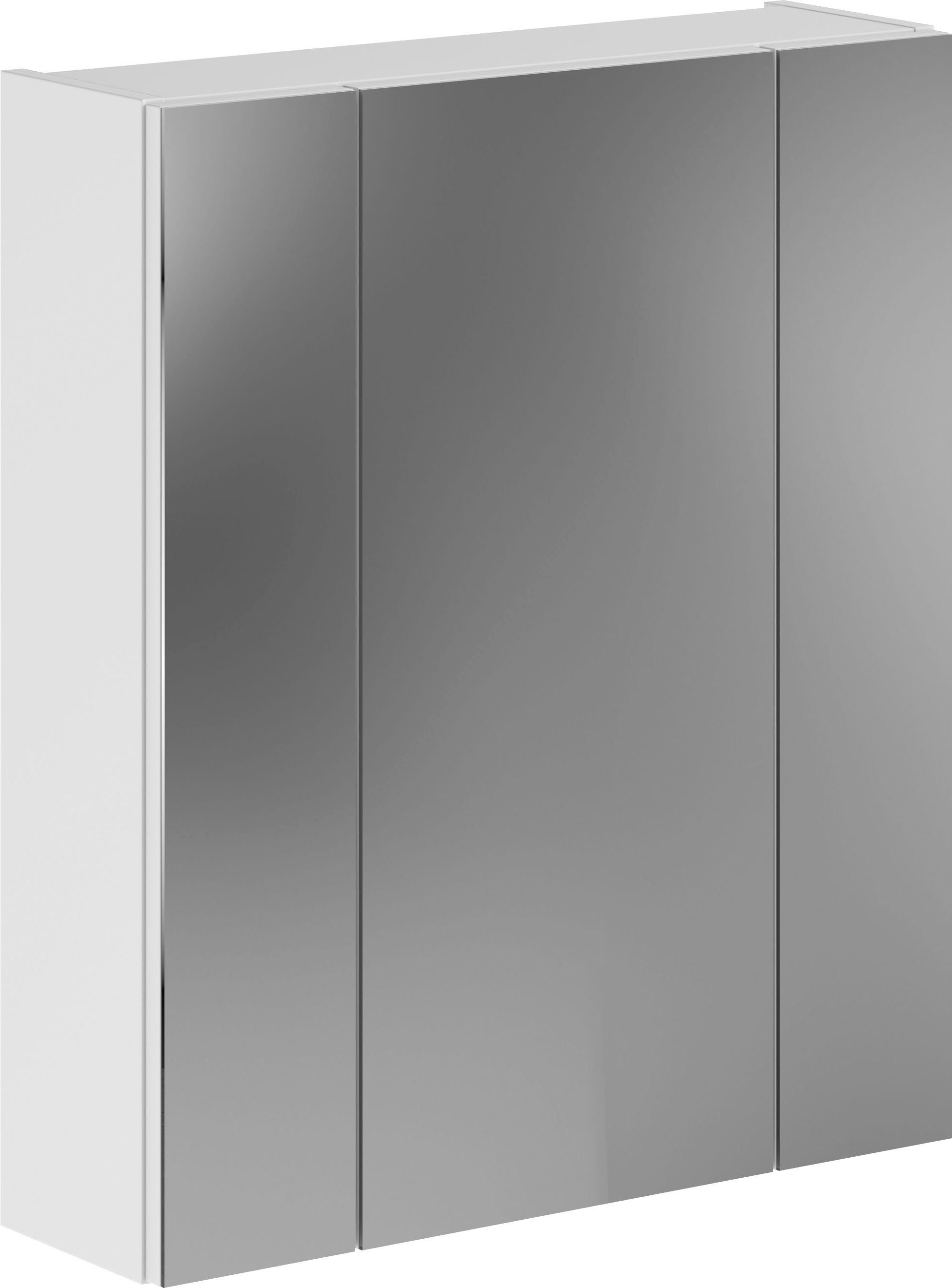 INOSIGN Spiegelschrank "Malmö, Breite 60 cm, 3 Spiegeltüren, 9 Fächer, 6 Ei günstig online kaufen