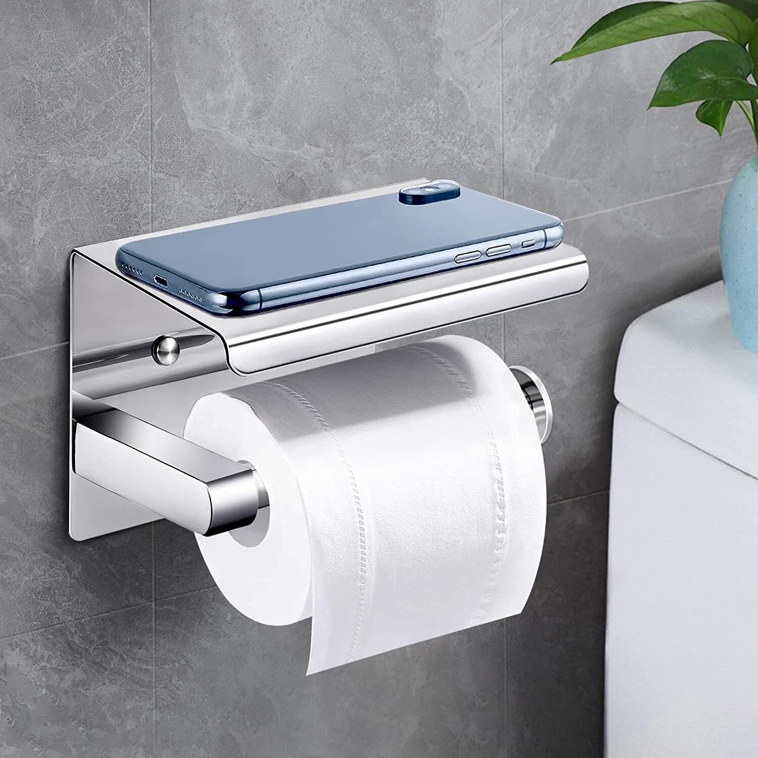 Refined Living Toilettenpapierhalter Ohne Bohren mit günstig online kaufen