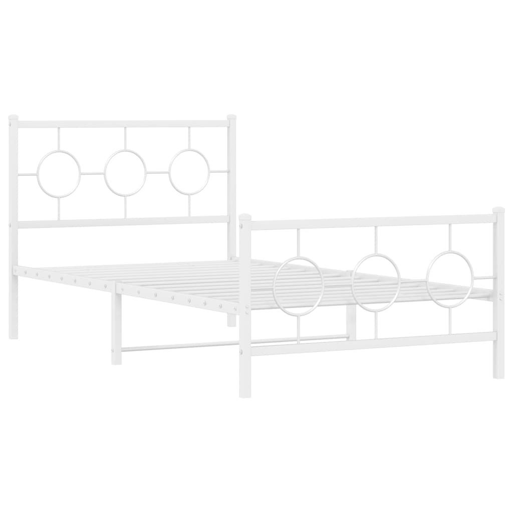 vidaXL Bett Bettgestell mit Kopf- und günstig online kaufen