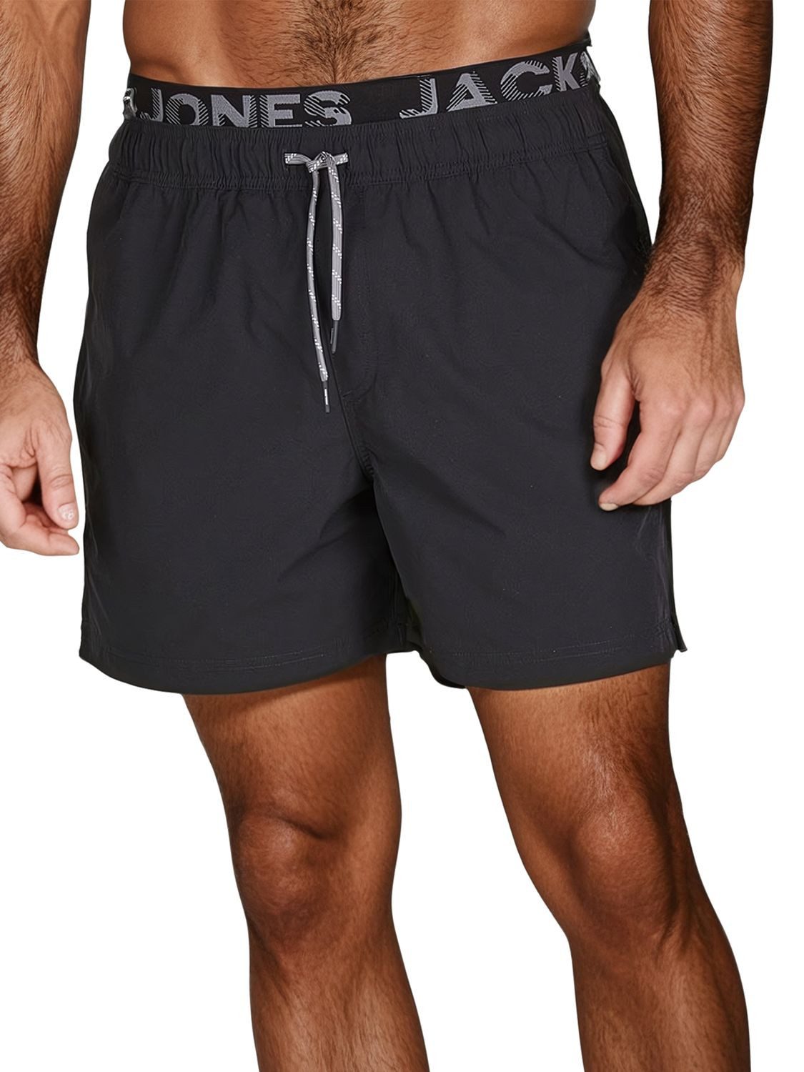 Jack & Jones Badeshorts Herren Badehose MAUI JJSWIM Regular Fit (1-St) Sportshorts mit Kordelzug