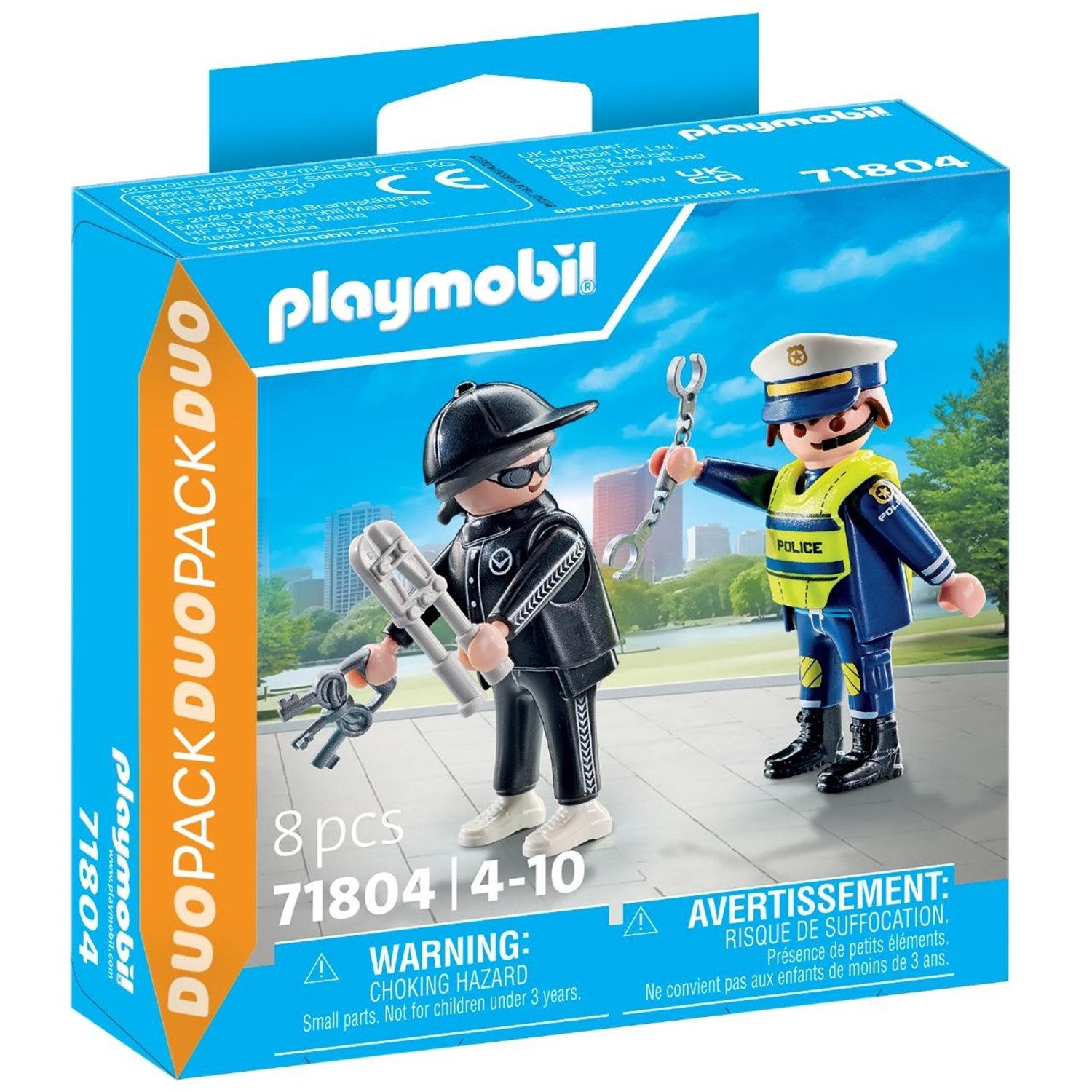 Playmobil® 71804 DuoPack Polizist und Einbrecher Konstruktions-Spielset