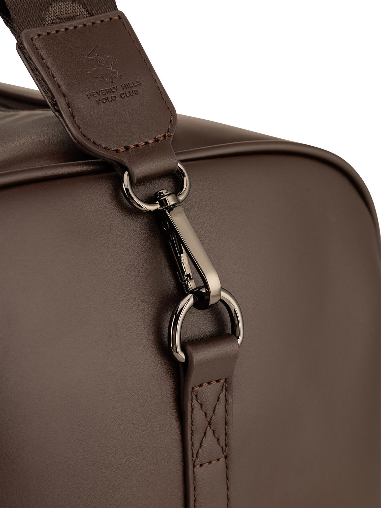 BEVERLY HILLS POLO CLUB Handtasche Beverly Hills Polo Club Wochenendtasche Herren Braun BEVERLY HILLS POL