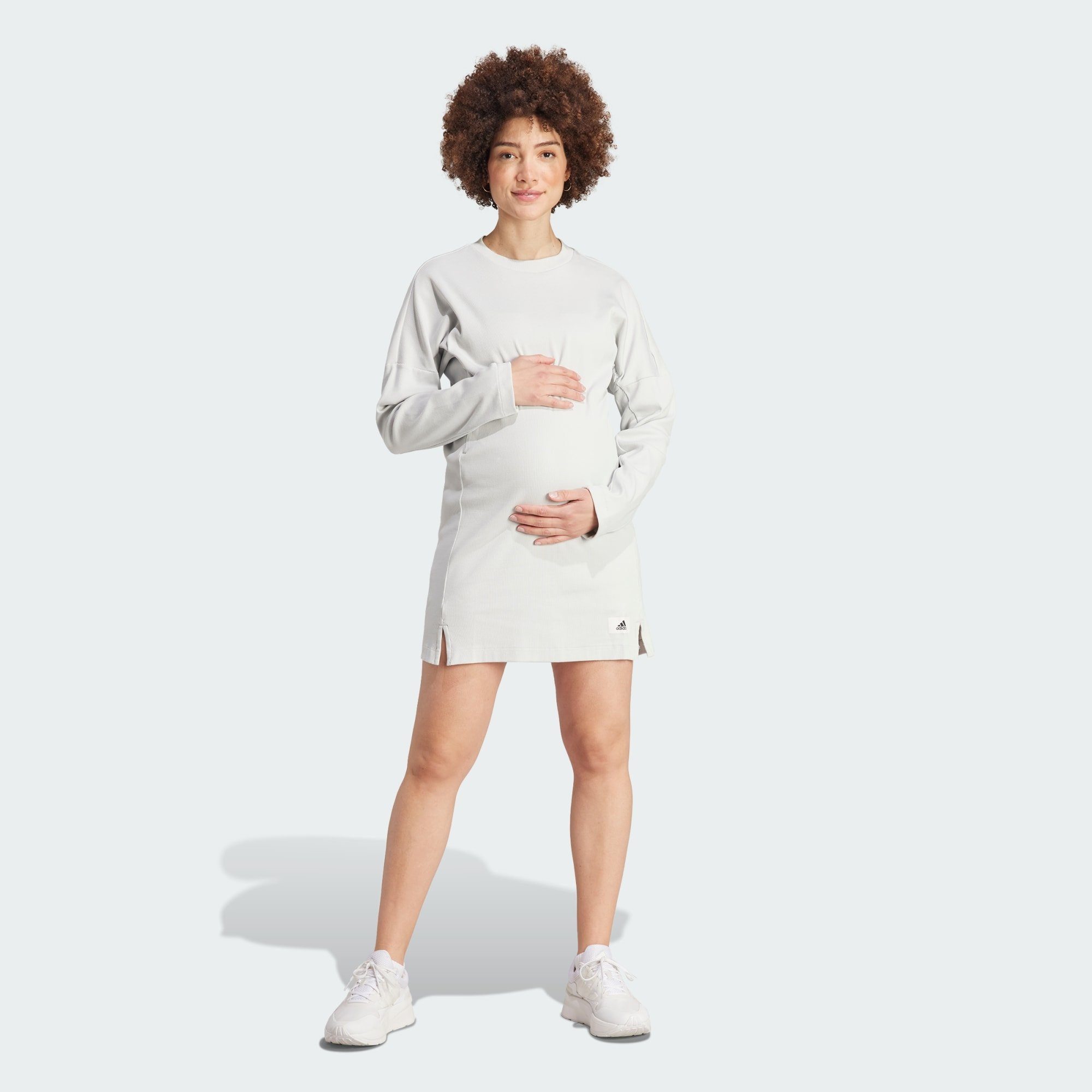 adidas Sportswear Midikleid KLEID – UMSTANDSMODE Grey One