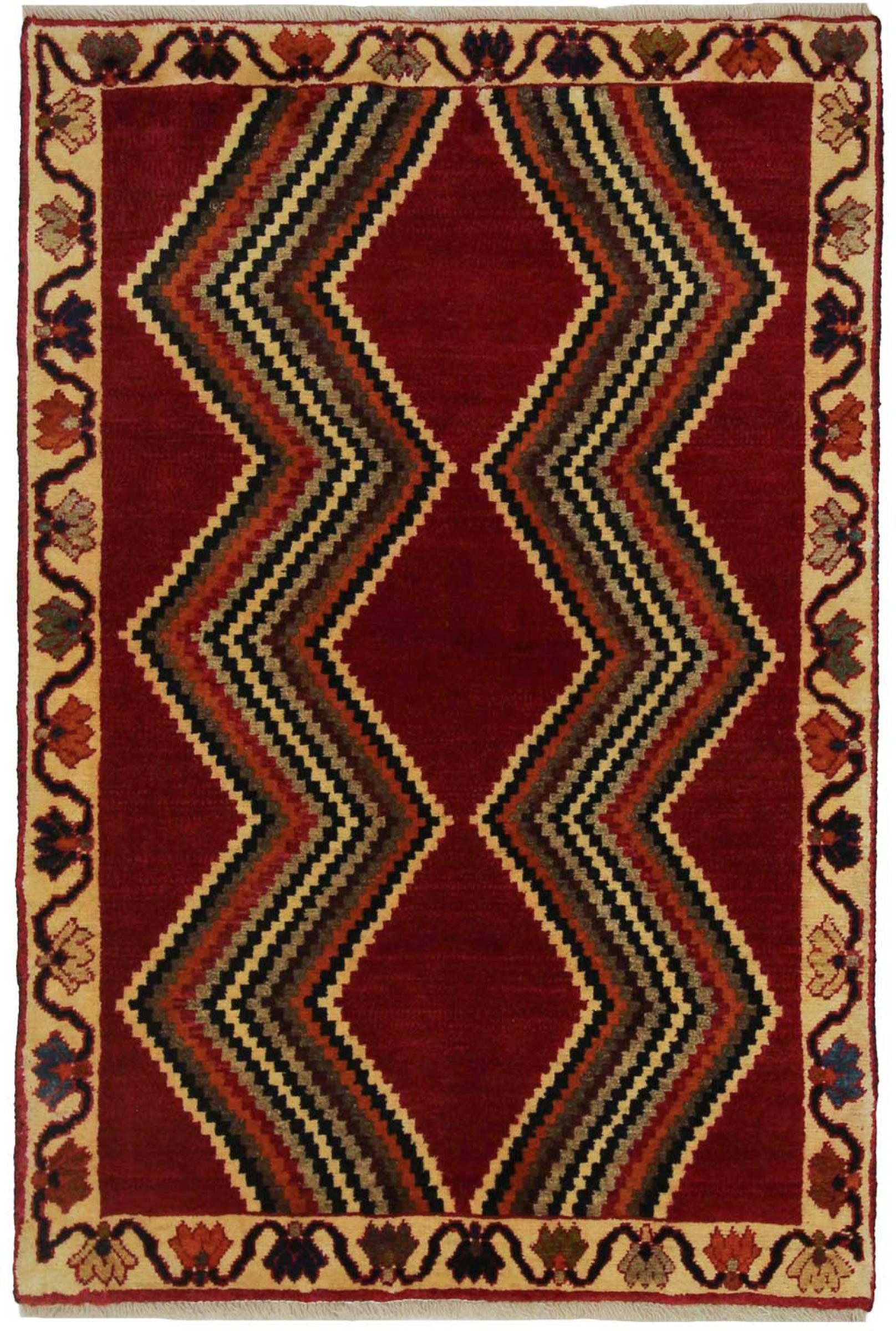 Orientteppich Shiraz 97x145 Handgeknüpfter Orientteppich / Perserteppich