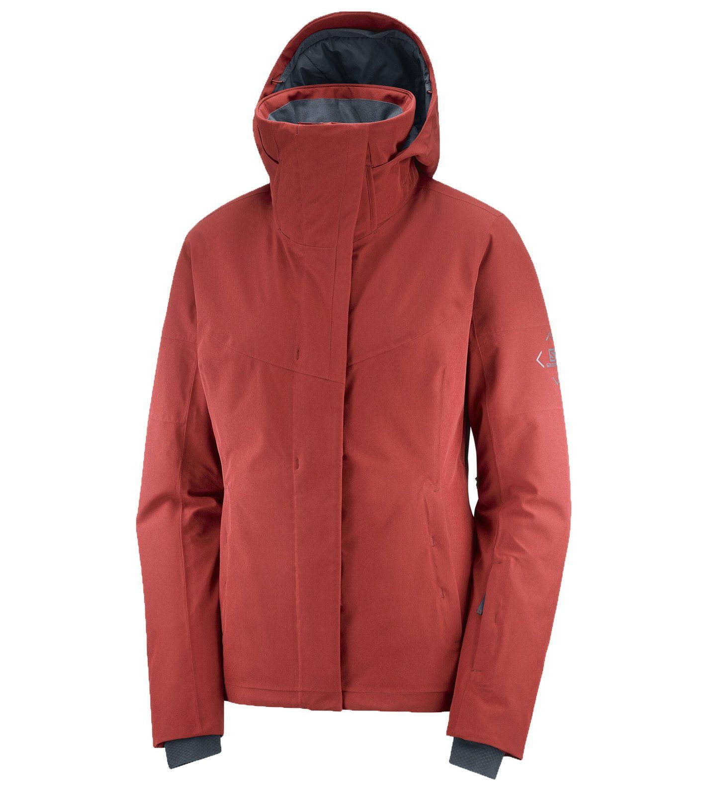 Salomon Outdoorjacke »Salomon Speed Isolations-Jacke hochgeschlossene Damen  Ski-Jacke Kapuzen-Jacke Schnee-Jacke Rot« online kaufen | OTTO
