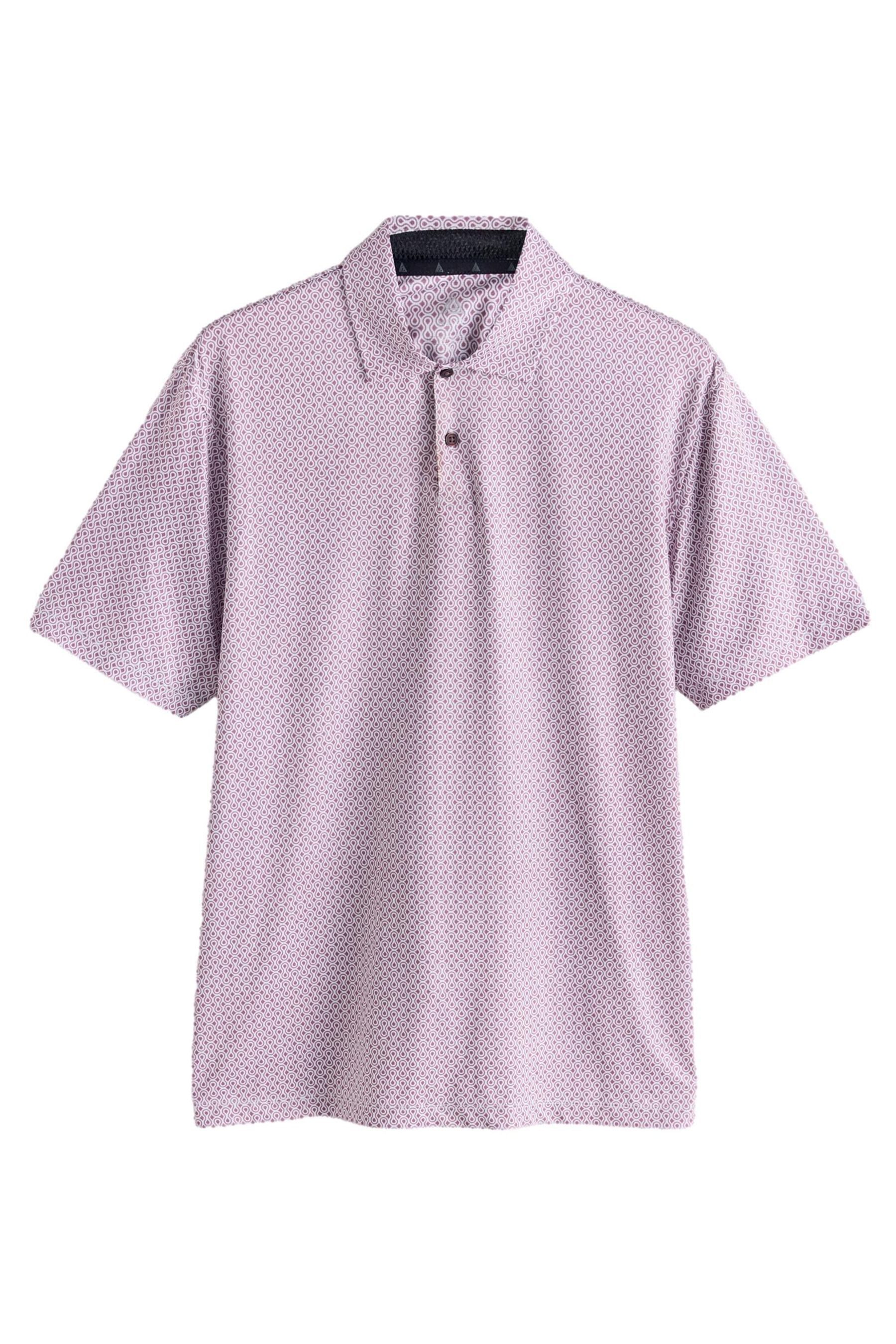 Next Poloshirt Active Golf Poloshirt mit geometrischem Print (1-tlg) günstig online kaufen