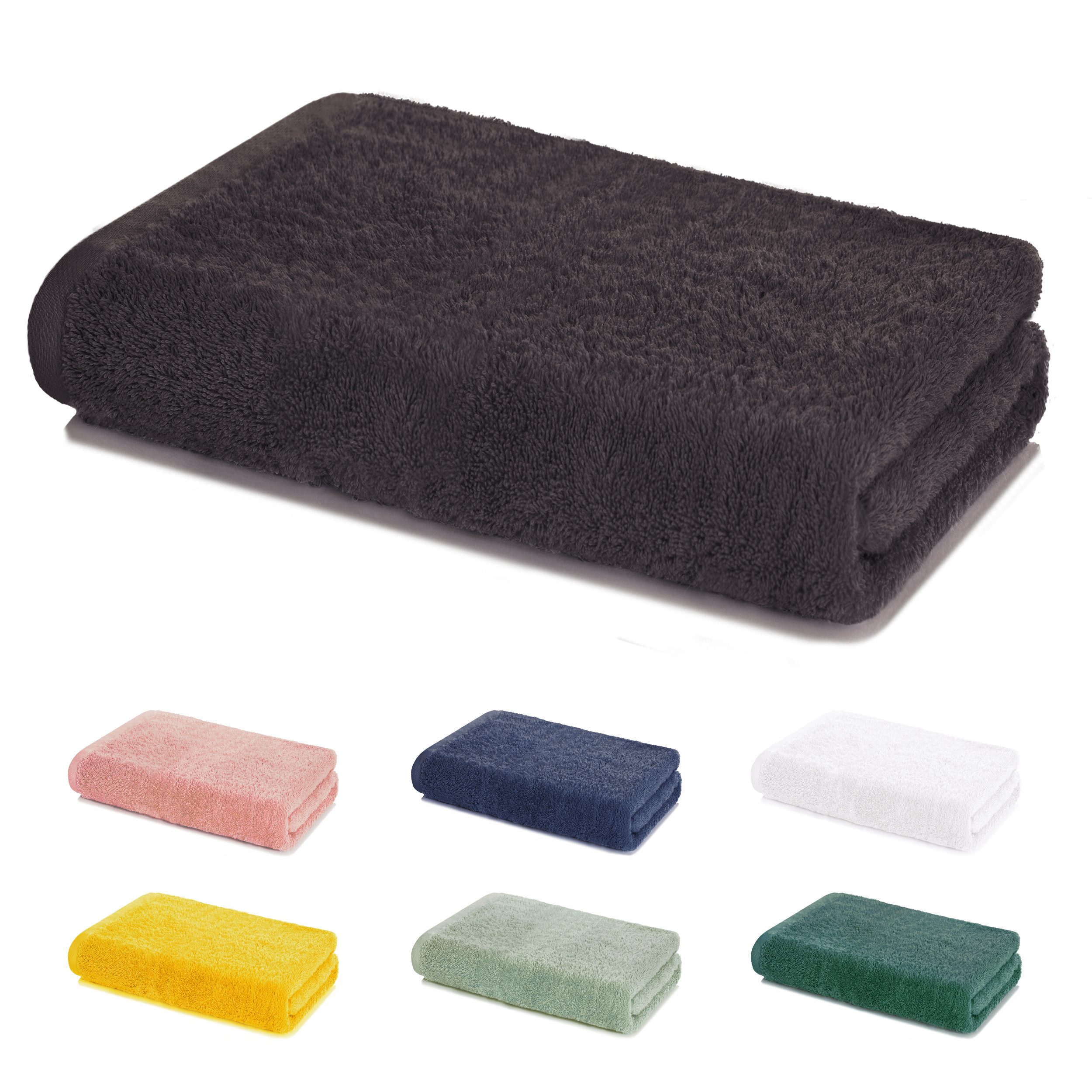 Lavea Saunatuch MEXICO Saunahandtuch 80×200 cm – optional mit Bademantel/Morgenmantel, Baumwolle (Set, 1-St), Hochwertiges Walkfrottier – Saunatuch oder Set mit Unisex-Bademantel