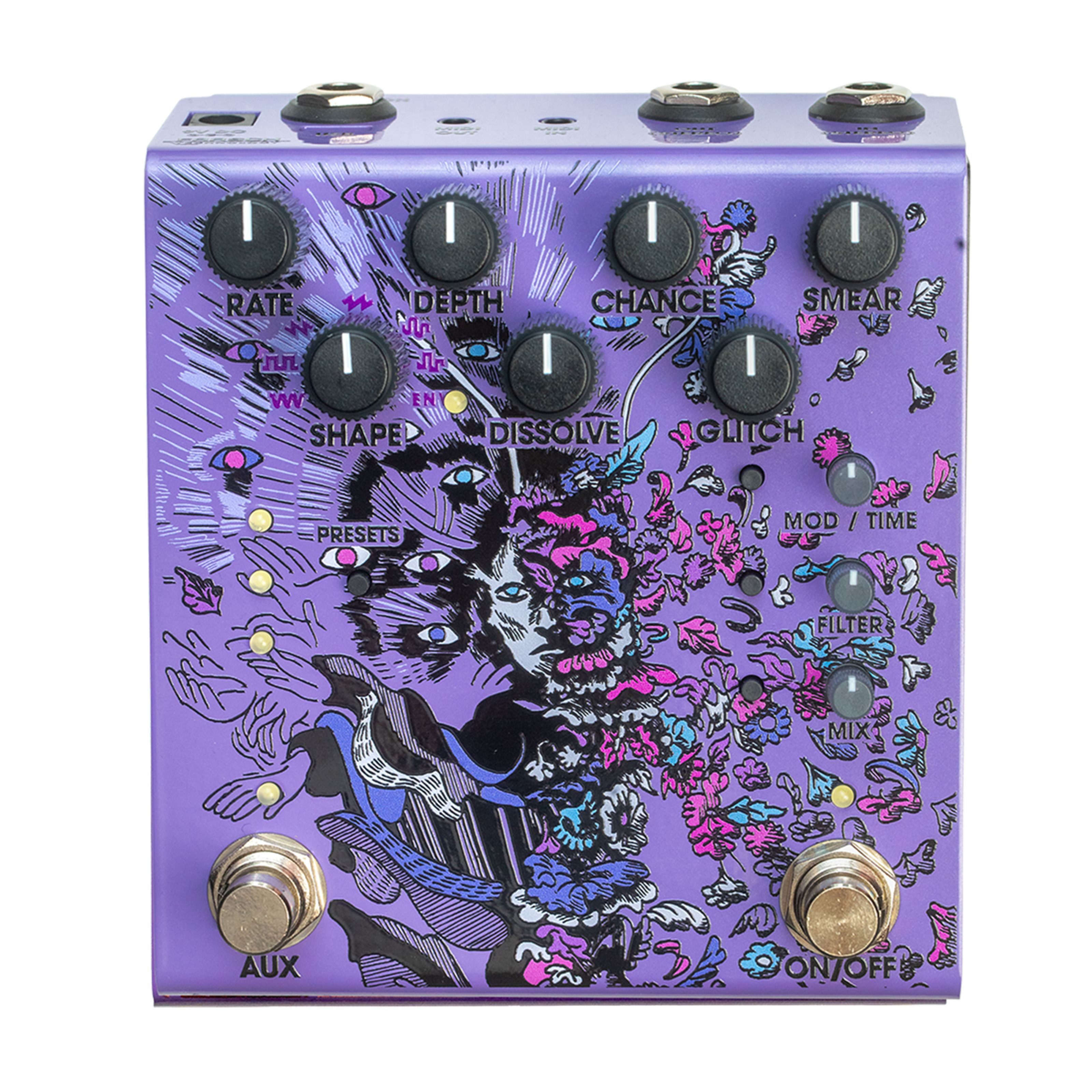 Old Blood Noise Endeavors Musikinstrumentenpedal, (Effekte, Delays/Echos/Reverb), Parting Glitch Delay/Reverb Purple Limited Edition - Effektgerät für