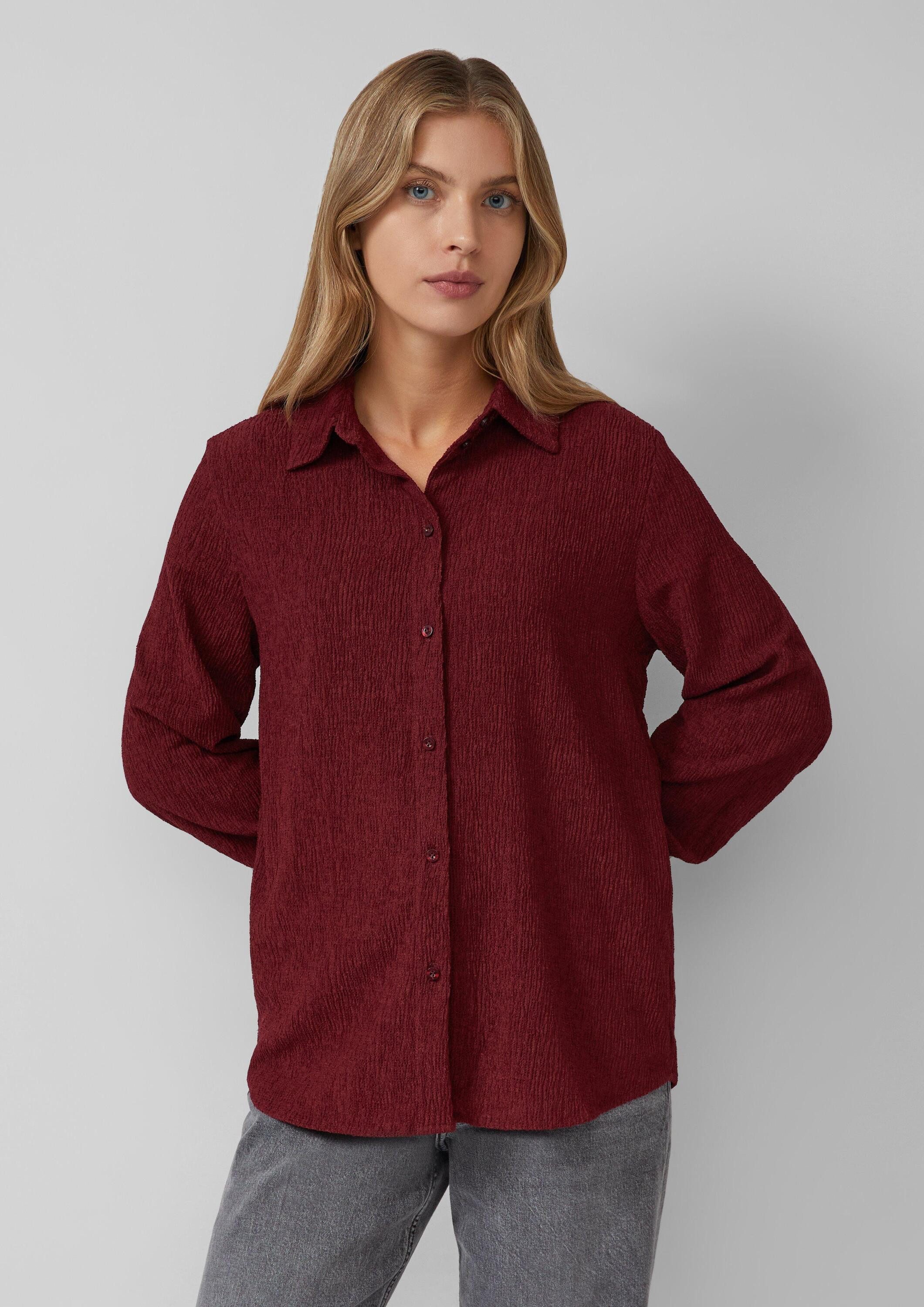 s.Oliver Langarmbluse Bluse Strukturierte Jersey-Bluse mit günstig online kaufen