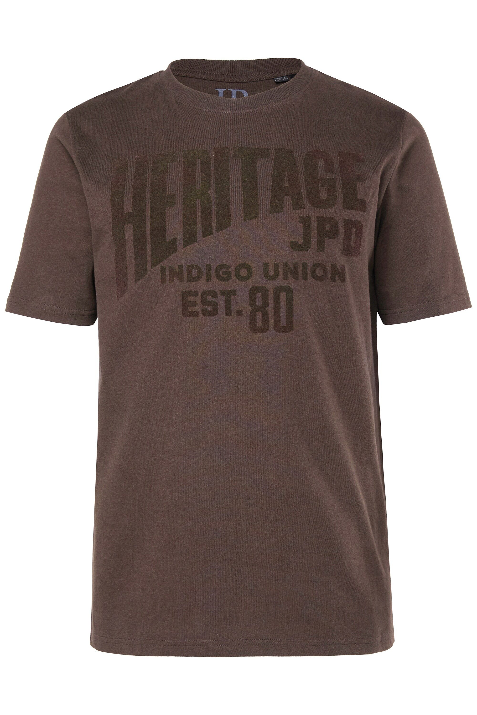 JP1880 T-Shirt JP1880 T-Shirt Halbarm Brust-Print bis 8 XL günstig online kaufen
