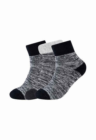 Camano Socken »Warm-Up« (3-Paar) Mit flauschigem Bund